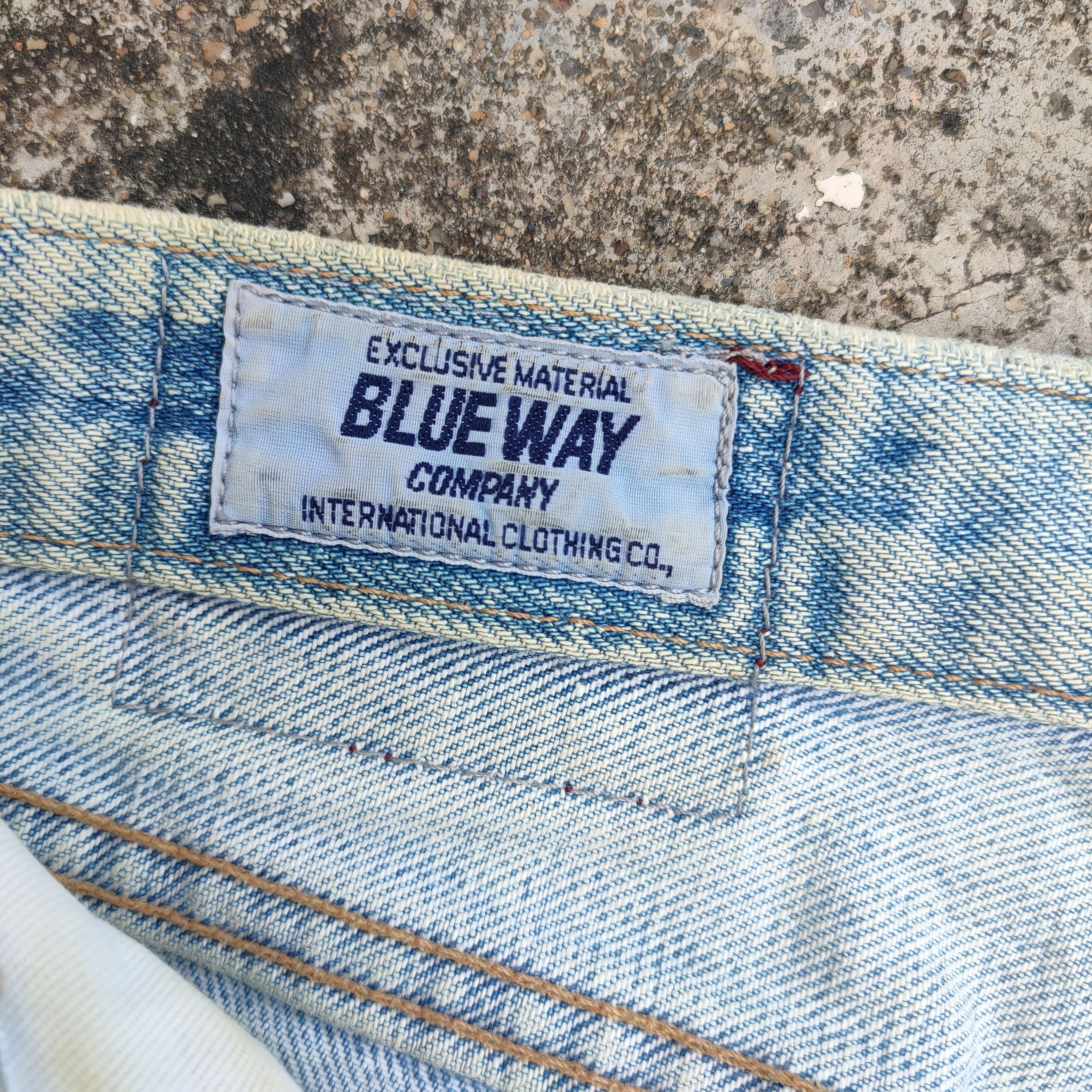 Japan Blue × Jean × Vintage VINTAGE BLUE WAY FADED JEANS DENIM PANTS Size US 26 / EU 42 - 6 Thumbnail
