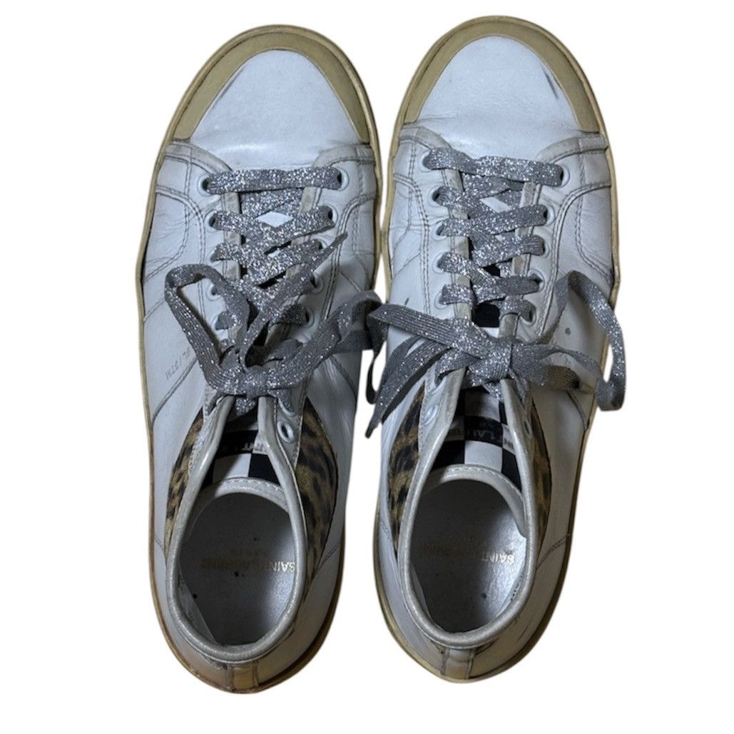 Hedi Slimane SS16 SAINT LAURENT PARIS SL-37 LEOPARD HIGH-TOP SNEAKERS Size US 7.5 / EU 40-41 - 12 Thumbnail
