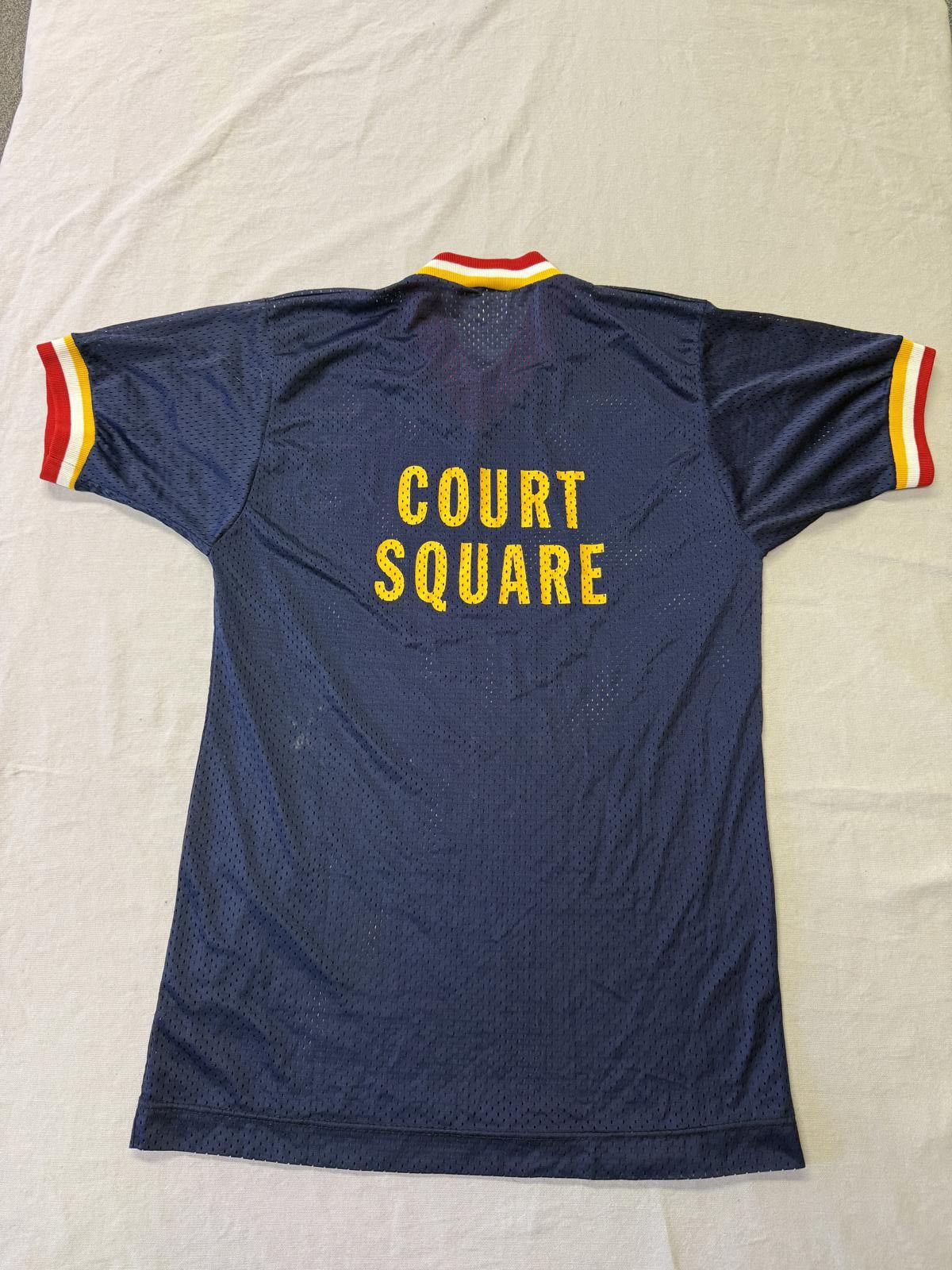 Russell Athletic Vintage 80s Navy Mesh Court Square Shirt Russel Athletic M Size US M / EU 48-50 / 2 - 2 Thumbnail