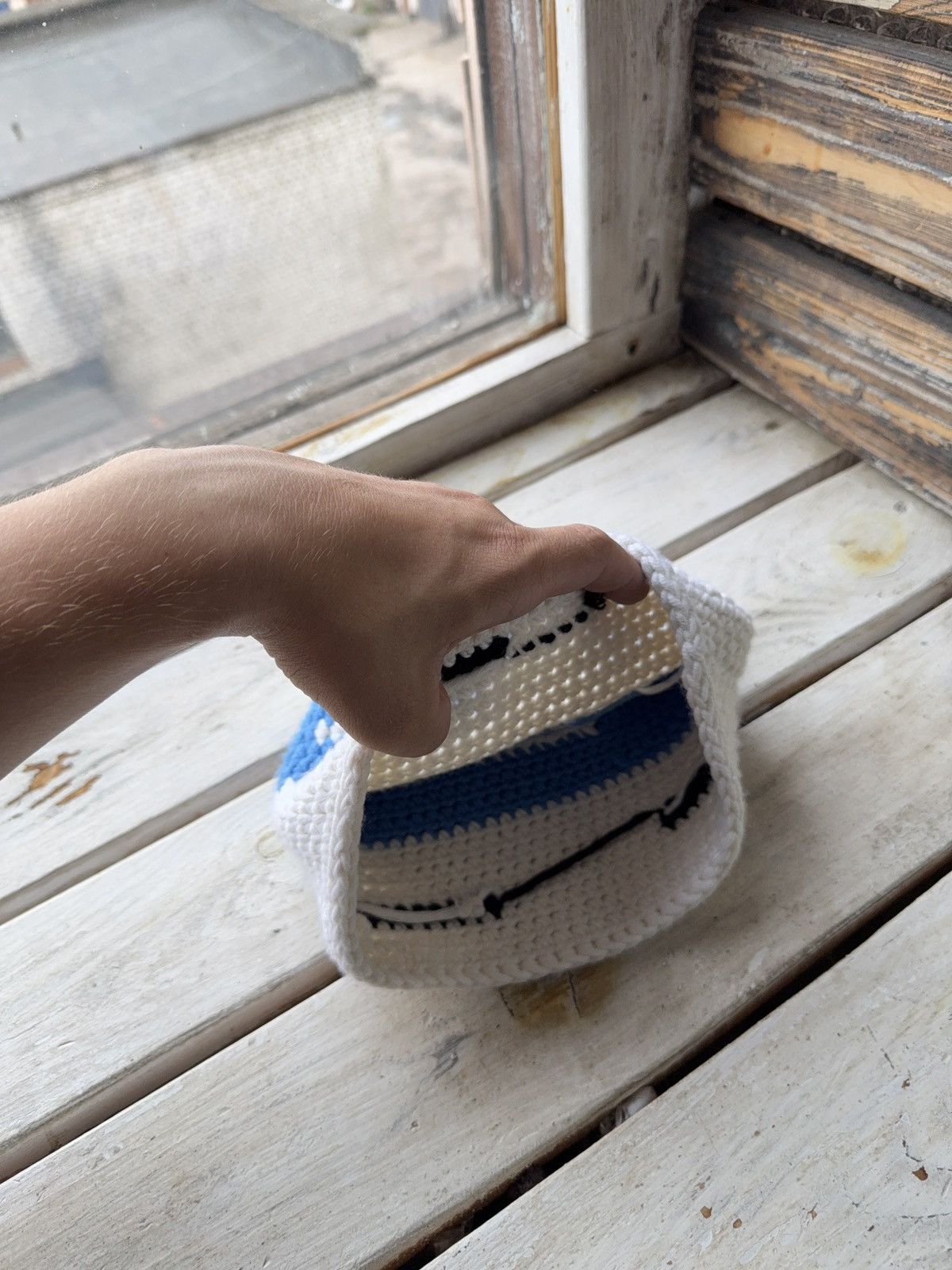 Japanese Brand Y2K 00s Retro Japanese Knitted Handmade Hat Vintage Rare Size ONE SIZE - 5 Thumbnail