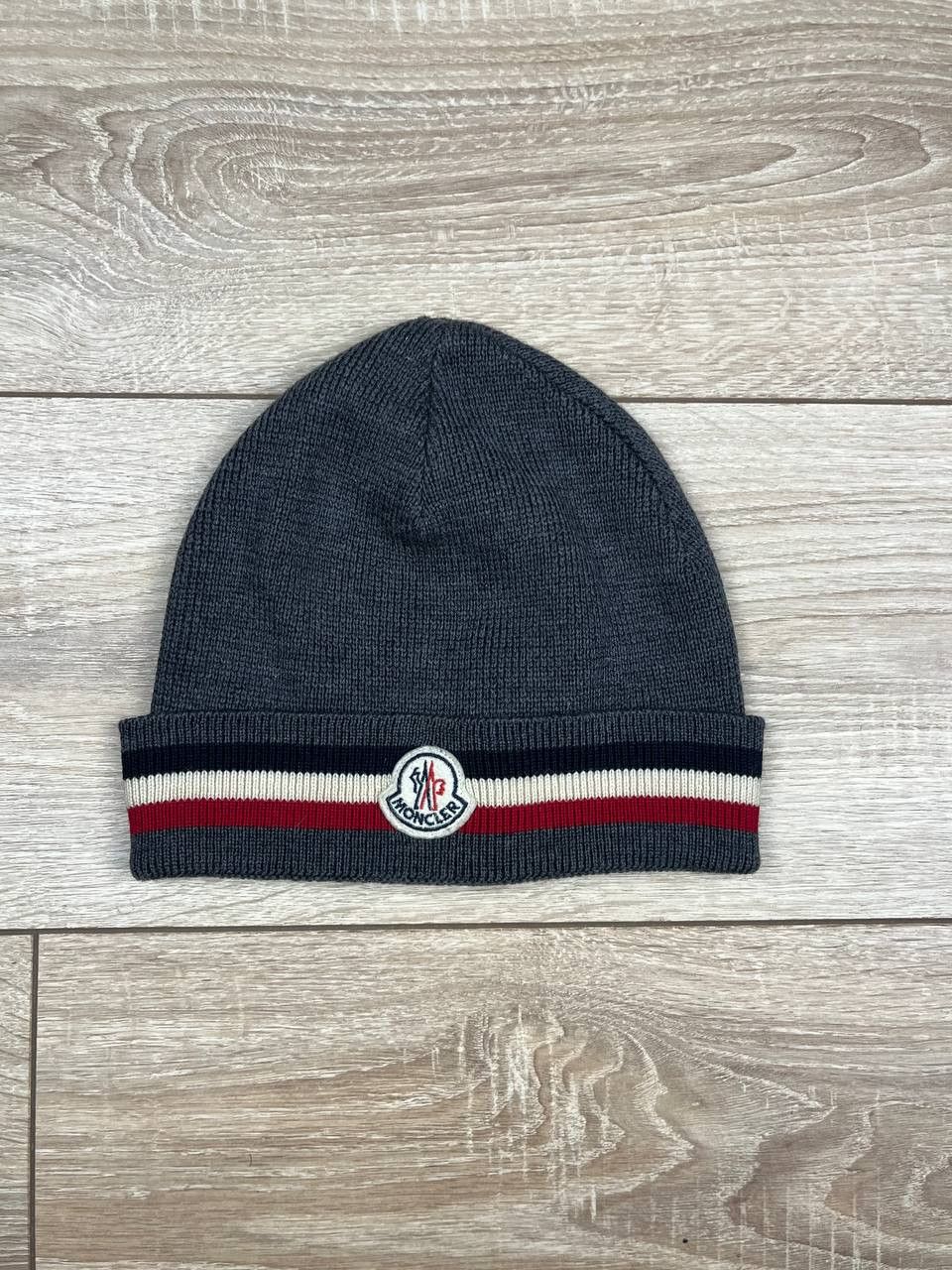 Moncler Moncler grey wool beanie made in Italy Size ONE SIZE - 2 Thumbnail