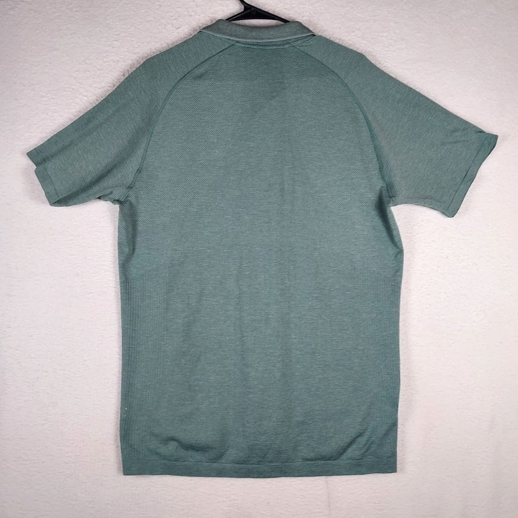 Lululemon Lululemon Peloton Green Performance Polo Shirt Breathable Stretch Athle Men's XL Size US XL / EU 56 / 4 - 4 Thumbnail
