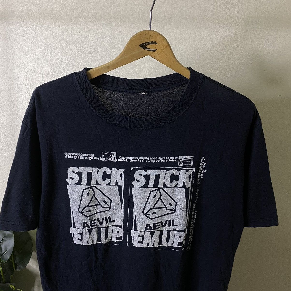Japanese Brand Aevil Label Stick Em Up Japanese Streetwear Brand Tee Size US M / EU 48-50 / 2 - 2 Thumbnail