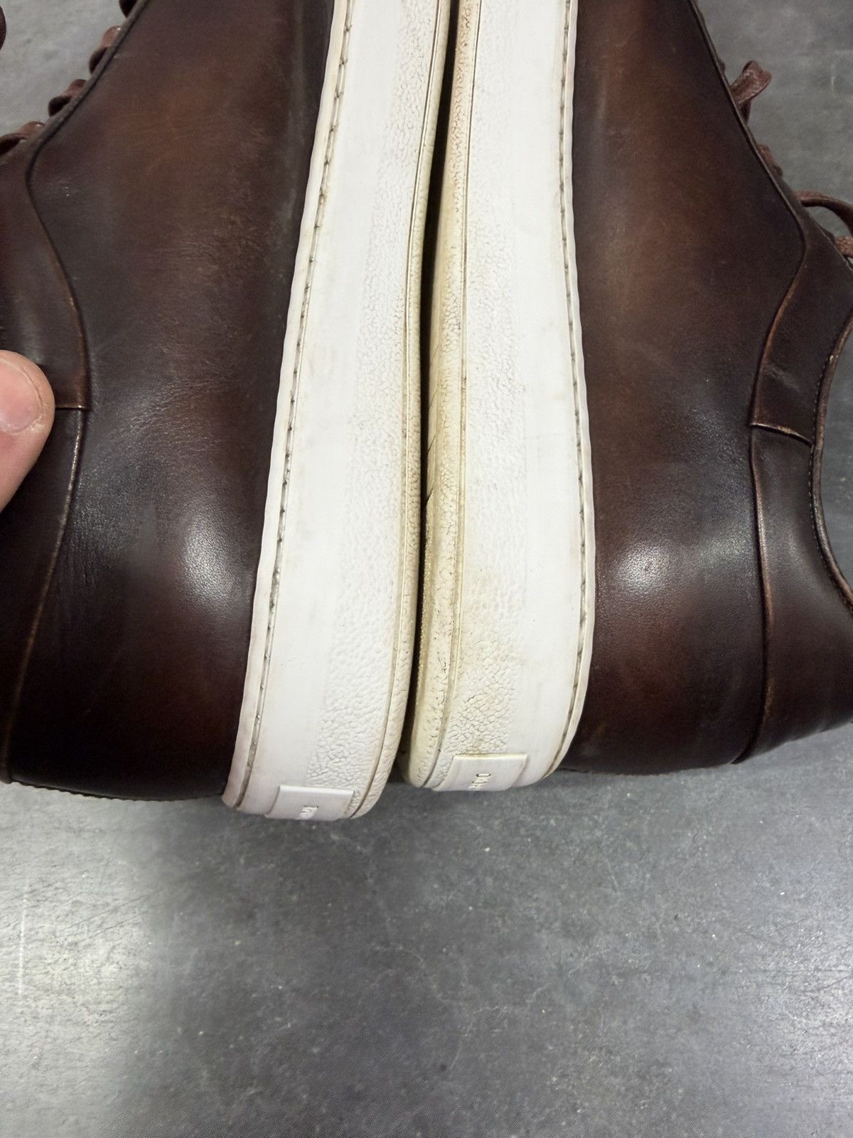 Dior B06 Mens Sneakers Brown Leather Size 43.5 Size US 10 / EU 43 - 10 Thumbnail