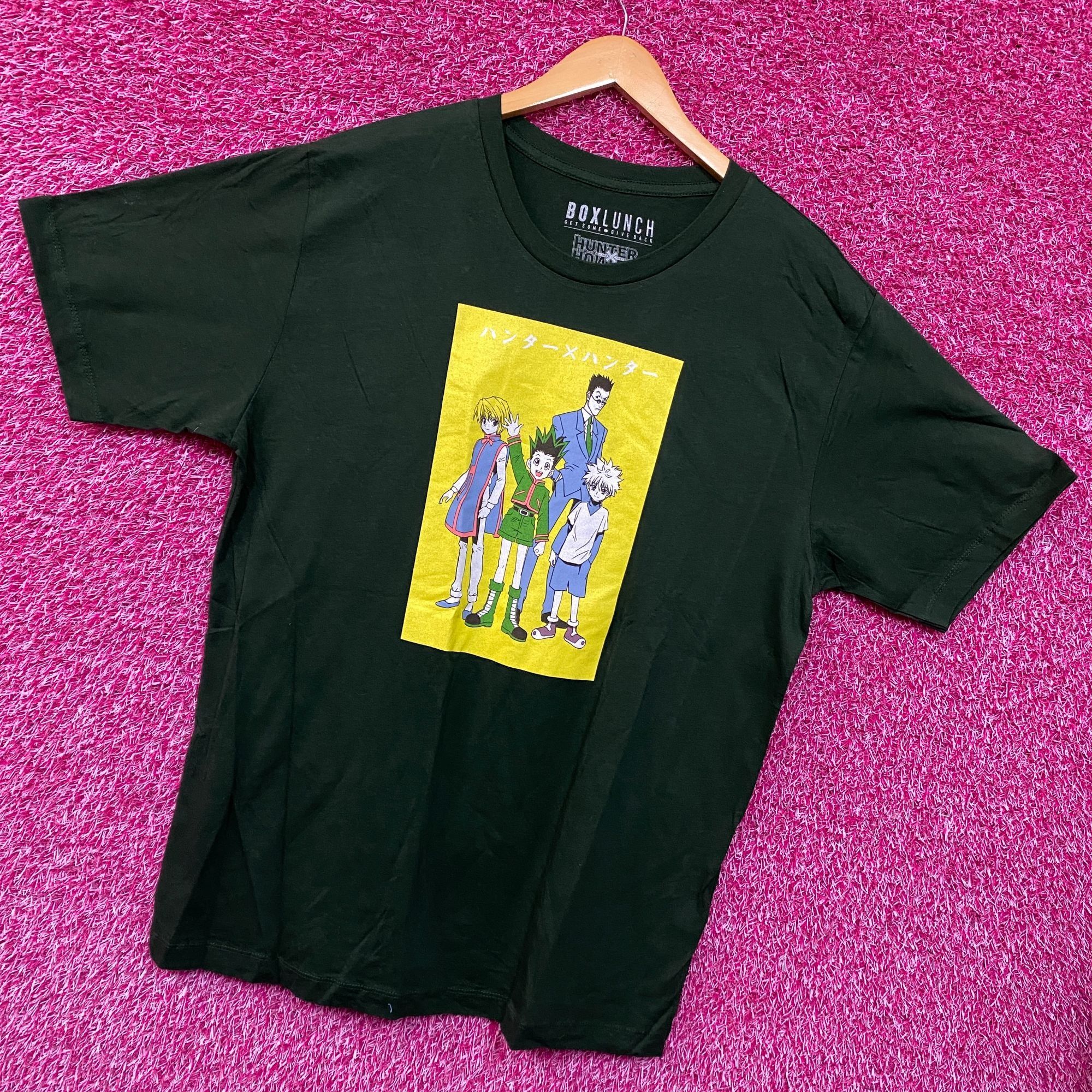 Anime Hunter x Hunter Green anime Tshirt size Extra Large Size US XL / EU 56 / 4 - 3 Thumbnail