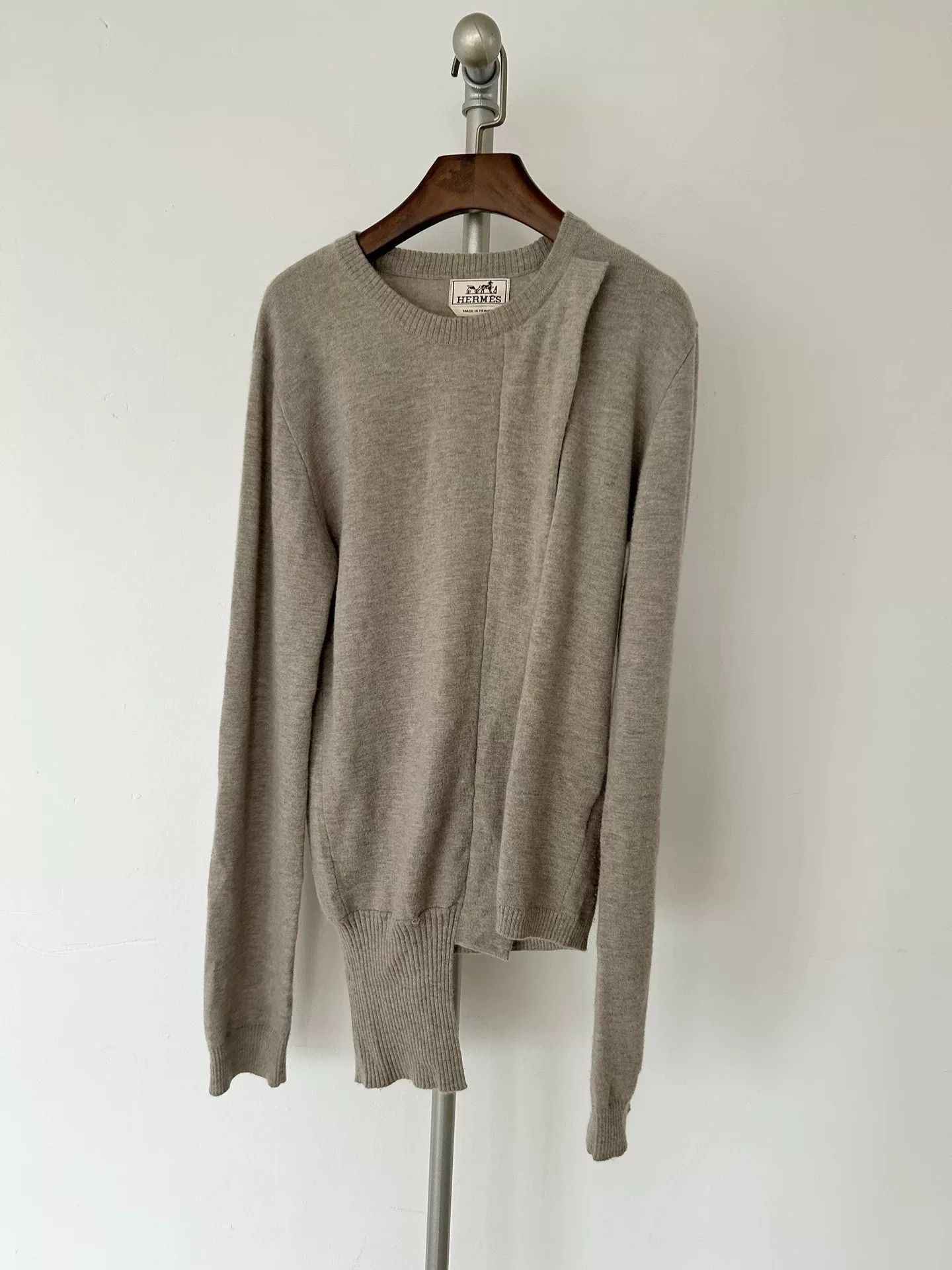 Hermes Hermes Irregular Wool Sweater Size US M / EU 48-50 / 2 - 1 Thumbnail