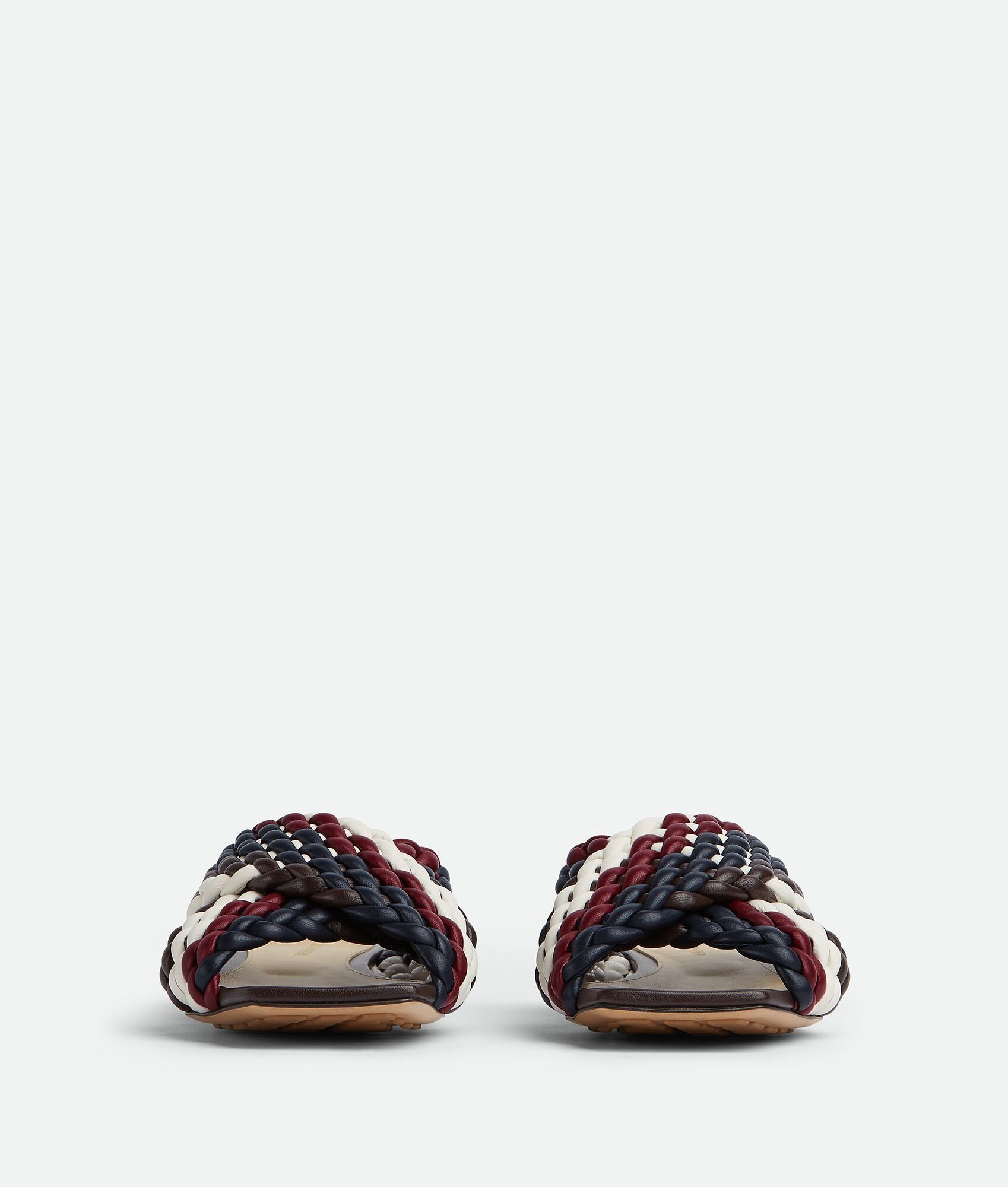 Bottega Veneta o1loc1c0125 729711 Canalazzo Flat Sandals in Multicolor Size US 7 / IT 37 - 2 Thumbnail