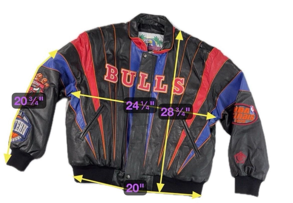 Jeff Hamilton Jeff Hamilton 1998 3-Peat Leather Jacket Size US XXL / EU 58 / 5 - 12 Thumbnail