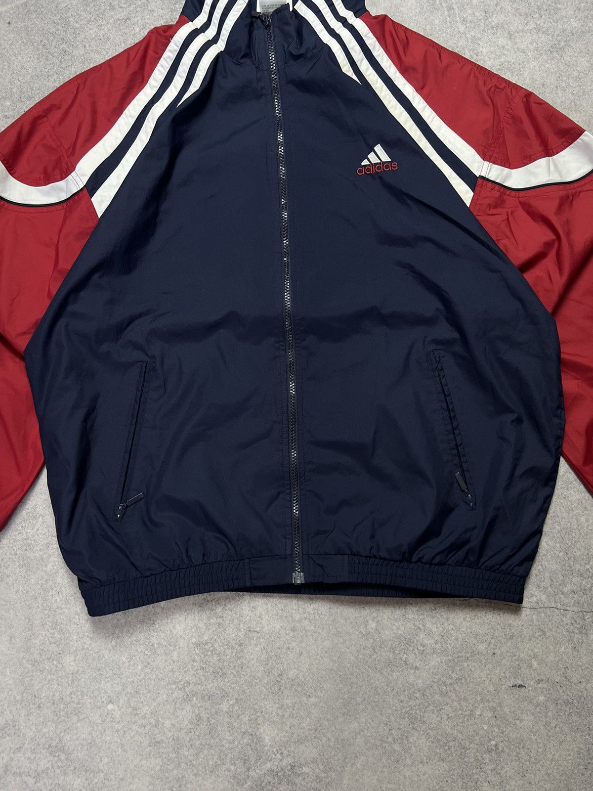 Vintage Vintage 90s Retro Adidas Nylon Track Y2K Jacket Size US M / EU 48-50 / 2 - 5 Thumbnail