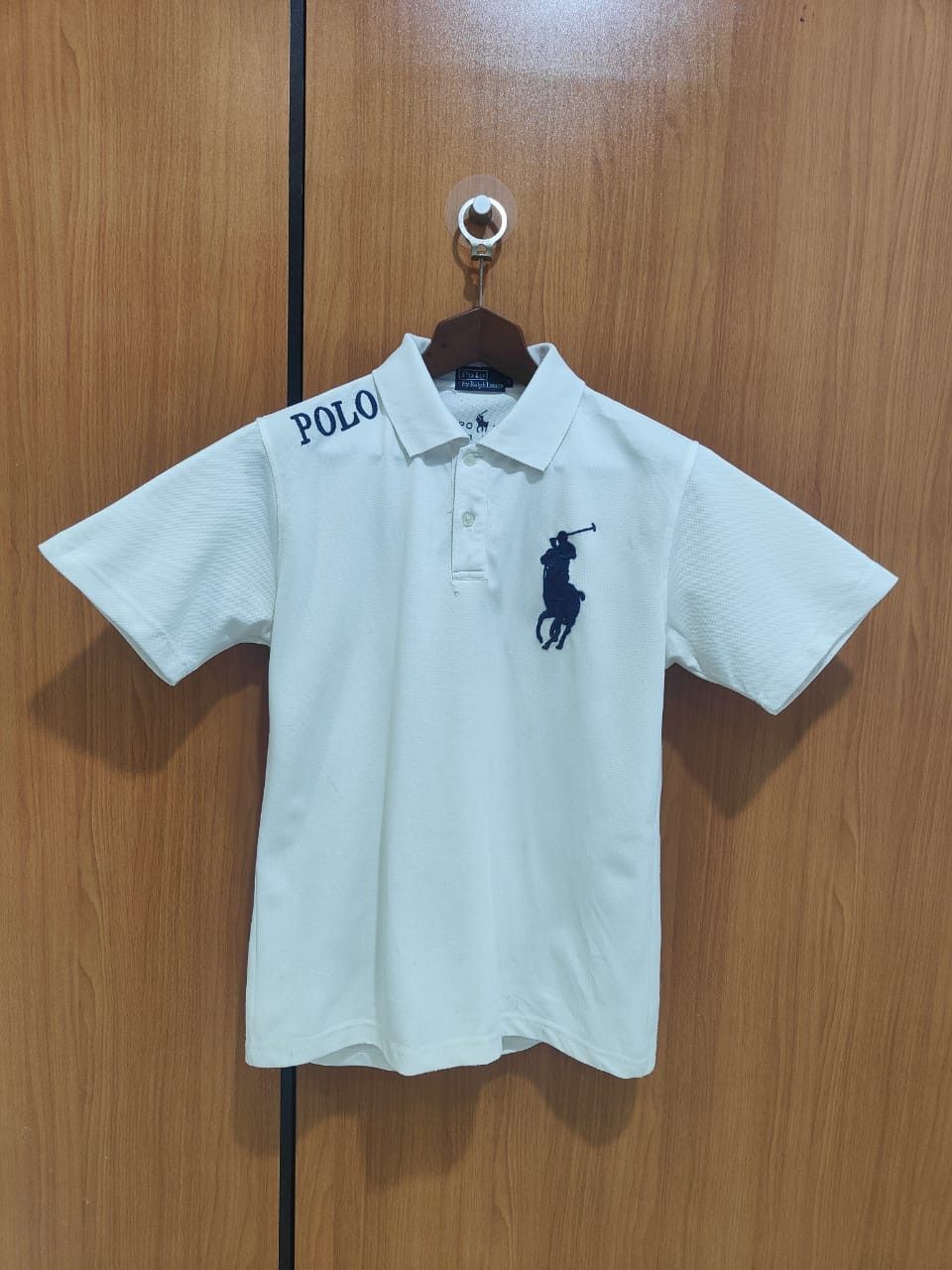 Polo Ralph Lauren vintage Distressed Polo Ralph Lauren Big Logo Polo Tee Size US L / EU 52-54 / 3 - 1 Thumbnail