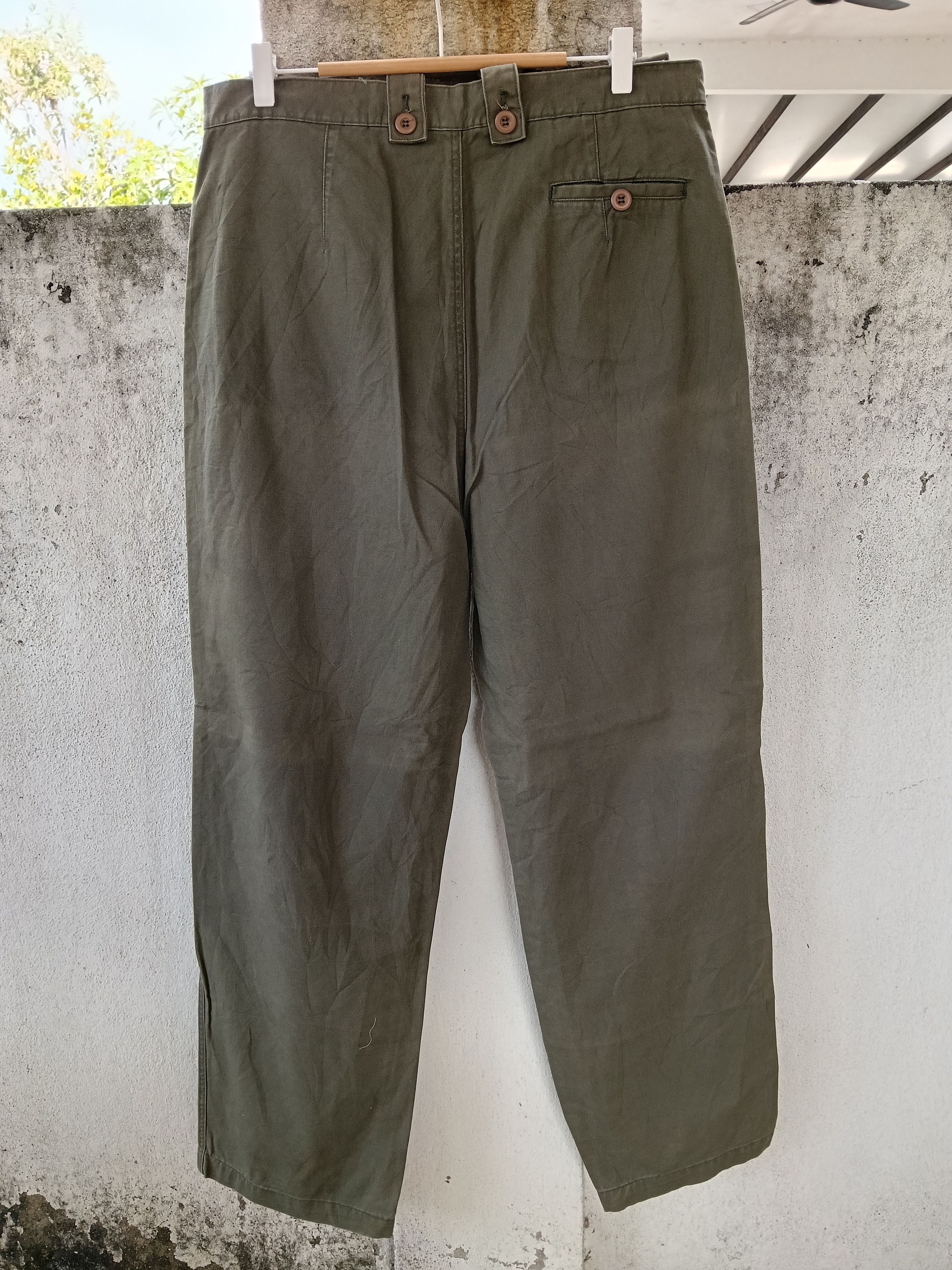 Japanese Brand 💥Japanese Brand Yokohama Staff Loose Pants 💥 Size US 35 - 4 Thumbnail