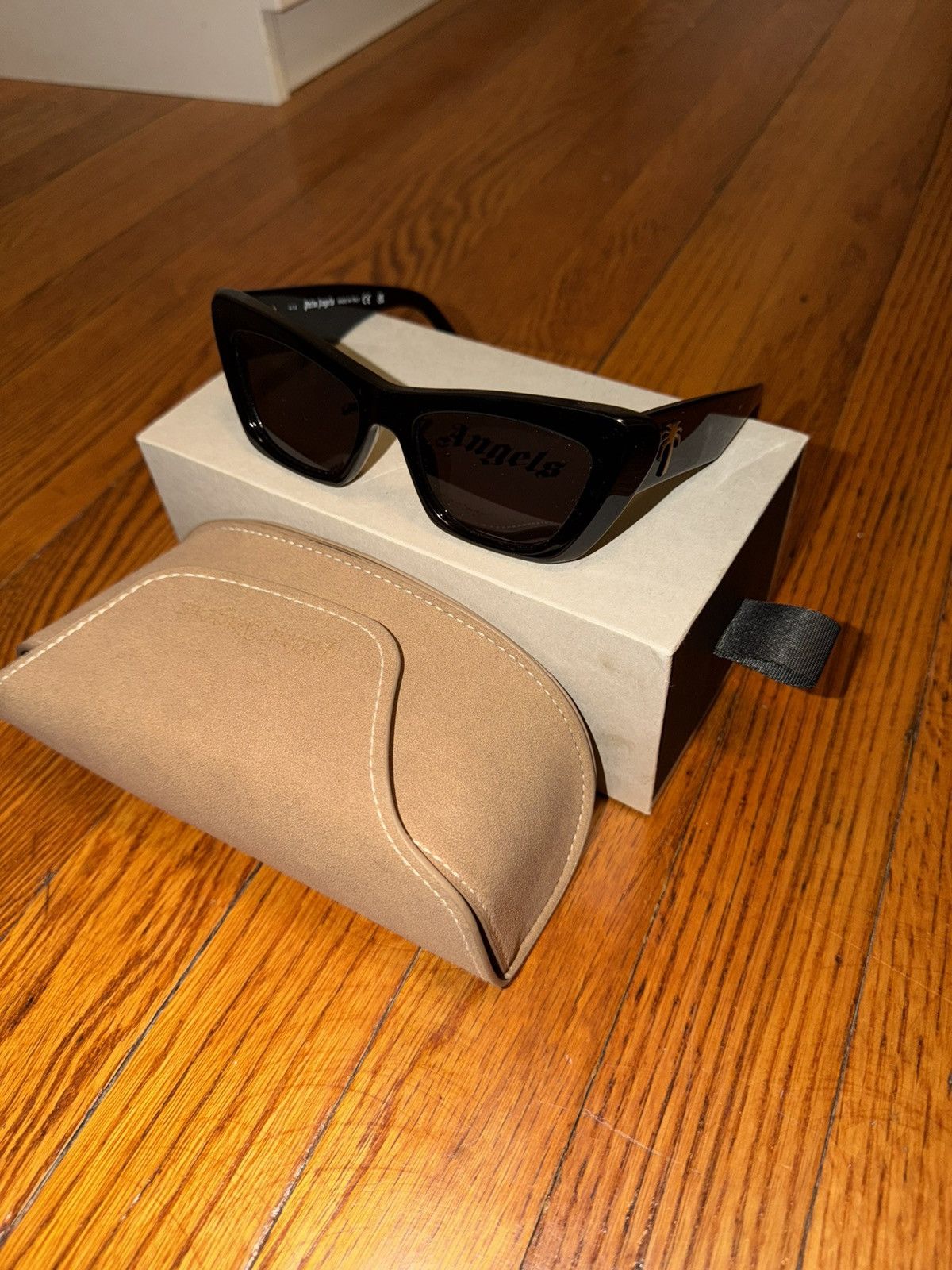 Palm Angels Palm Angels Fairfield Sunglasses Black Drk Grey PERI058 1007 Size ONE SIZE - 1 Thumbnail