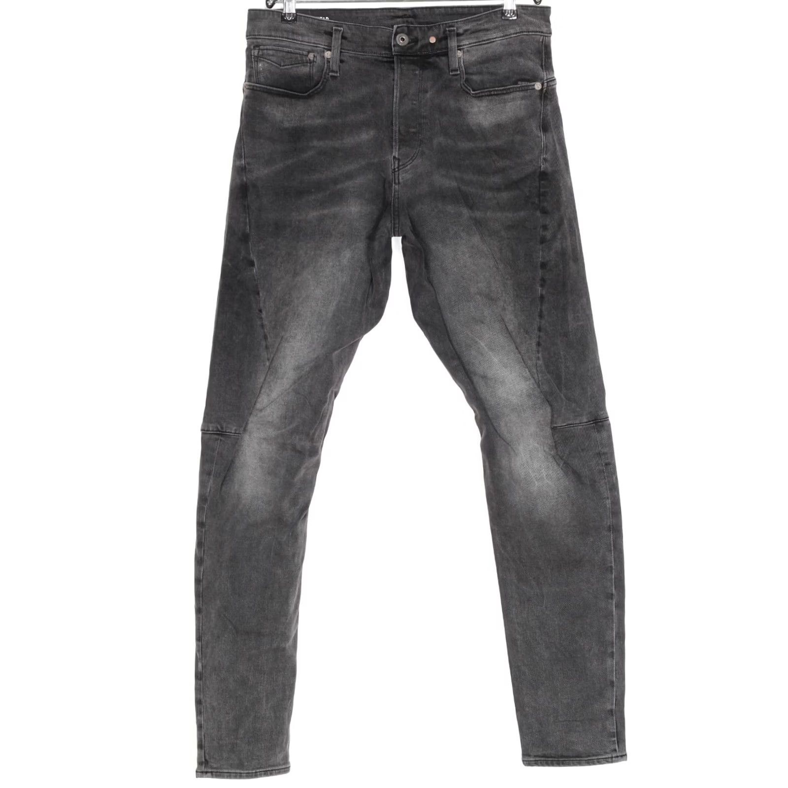G-Star G-STAR SCUTAR 3D SLIM TAPERED Stretch Jeans Men 32/34 Grey DZ6879 Denim Cotton Elastane 5-Pocket Signature Logo Jeans Mens Size US 32 / EU 48 - 2 Thumbnail