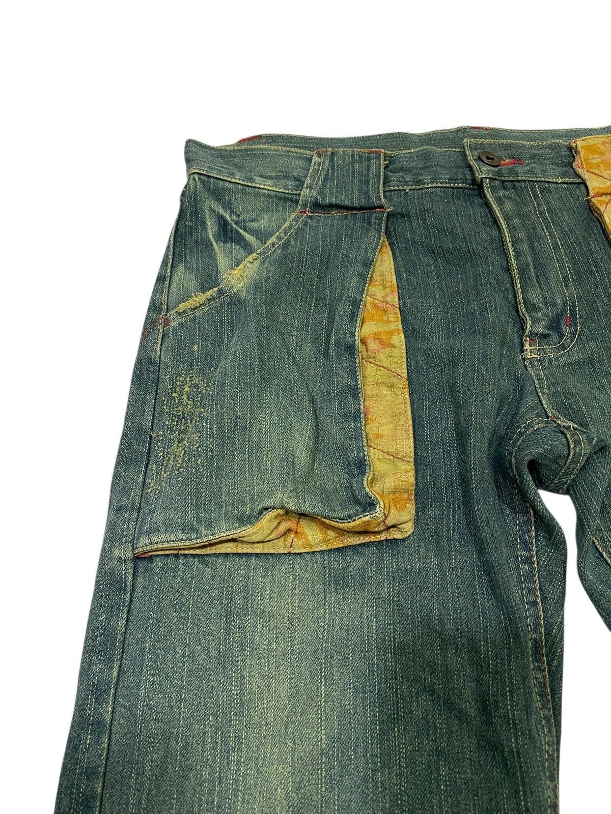 Kapital Japanese brand X Gumu International flare jeans Size US 34 / EU 50 - 12 Thumbnail