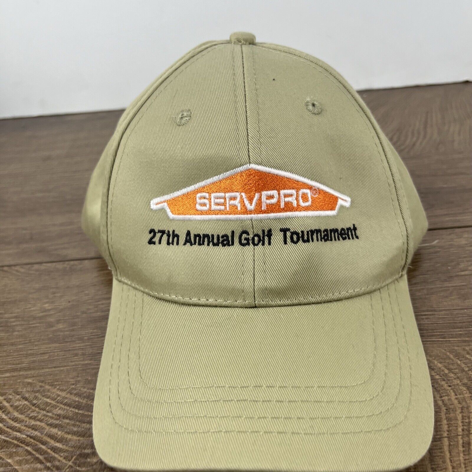Other Servpro Hat 27th Annual Golf Tournament Adjustable Hat Tan B Size ONE SIZE - 6 Thumbnail