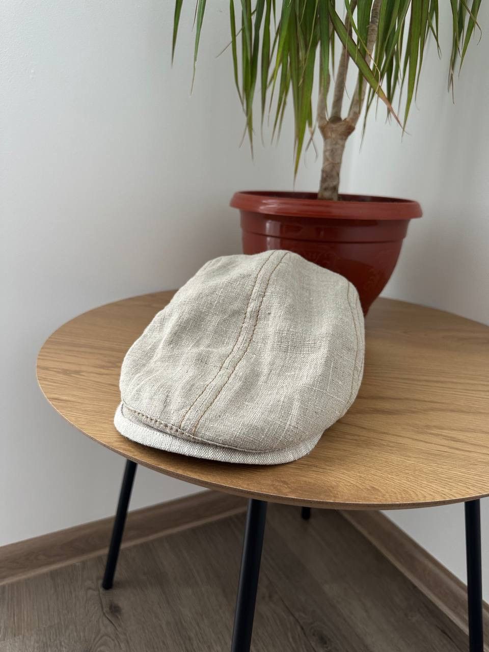 Japanese Brand × Vintage Vintage Petracci Linen Flat Cap Beige Hat Lightweight Cap Size ONE SIZE - 9 Thumbnail