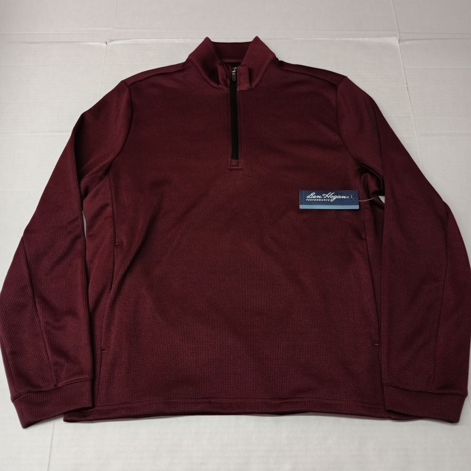Other Ben Hogan Men's S 34/36 Burgundy 1/4 Zip Golf Sweater Size US S / EU 44-46 / 1 - 1 Thumbnail