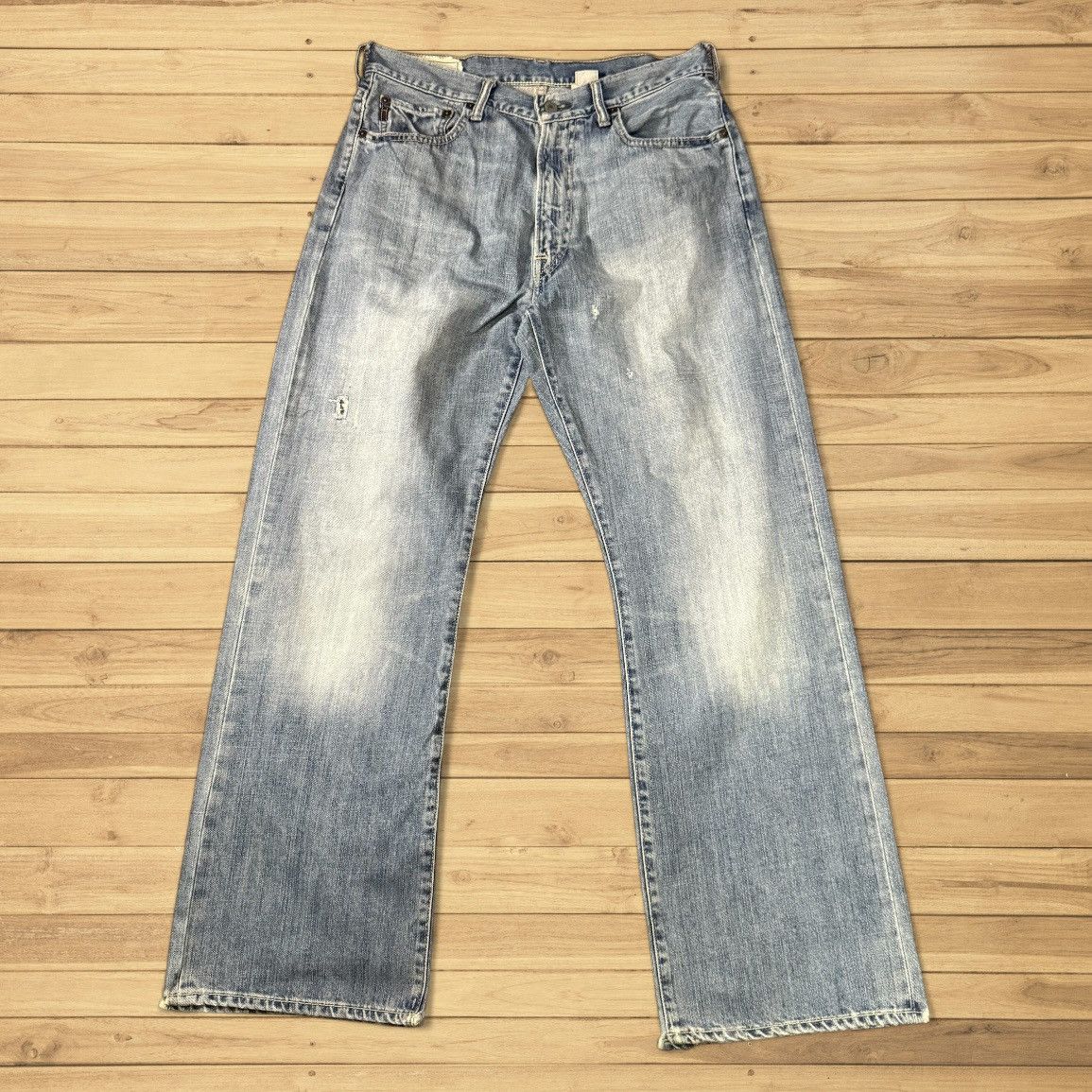 Abercrombie & Fitch 90s Boot Baggy Light Wash Denim W32 L32 Size US 32 / EU 48 - 1 Thumbnail