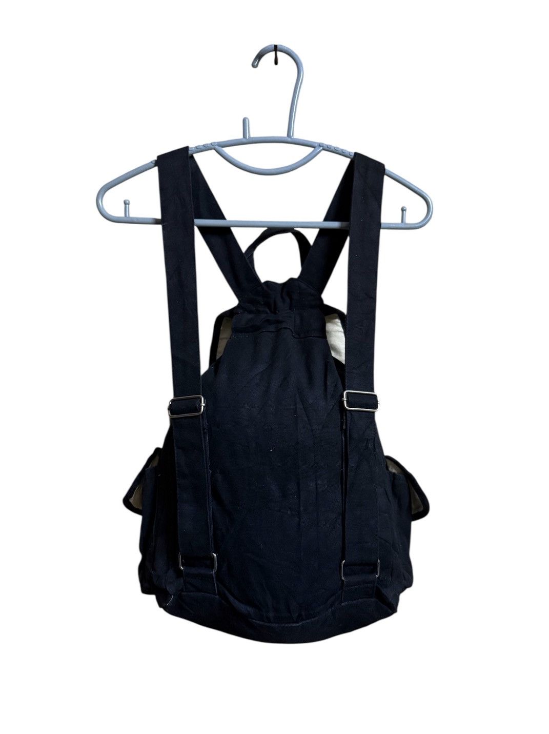 Japanese Brand Bagpack Canvas Black Japanese Brand Size ONE SIZE - 4 Thumbnail