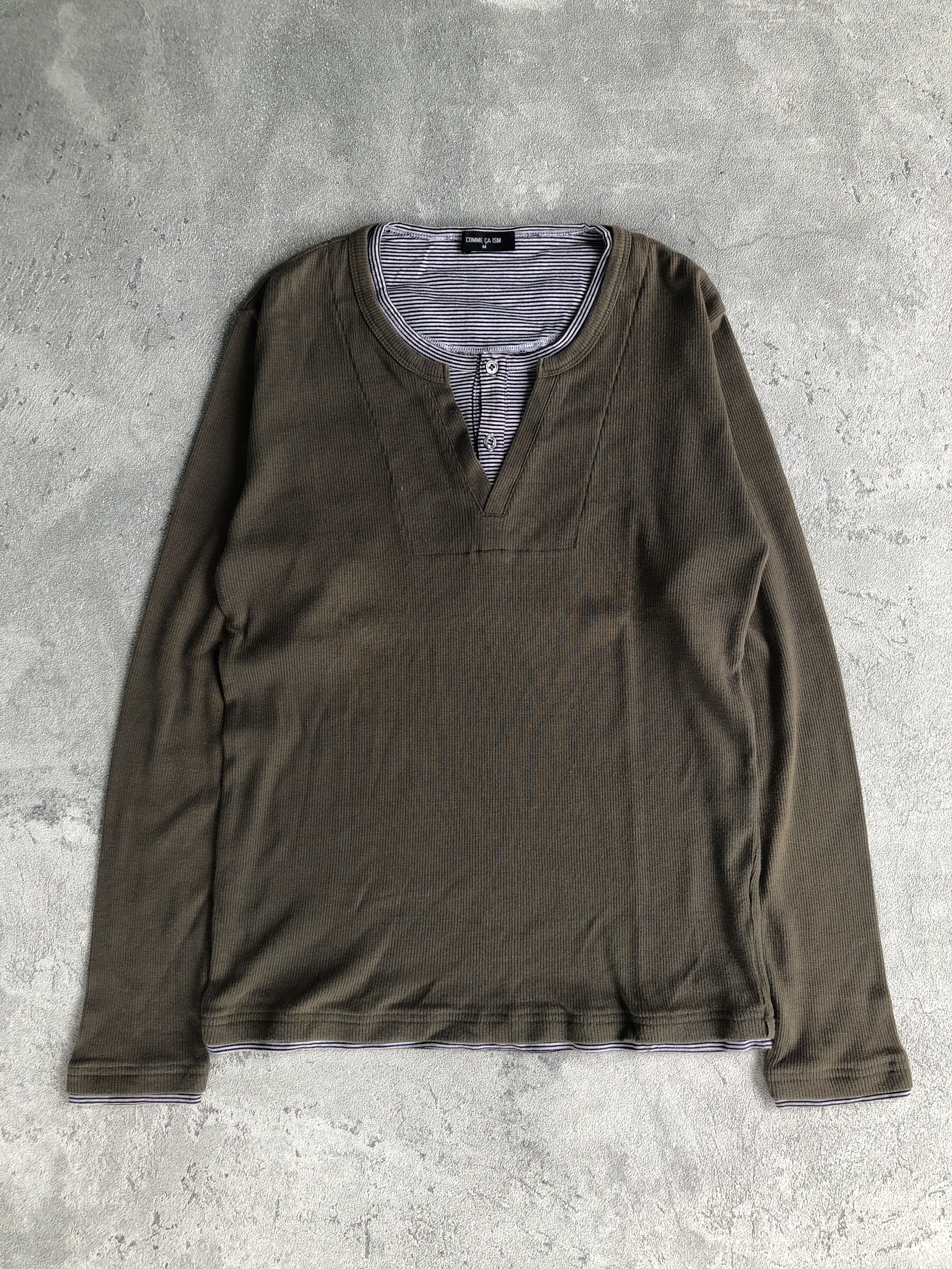 Comme Ca Ism × Japanese Brand Comme Ca Ism Double Layer Gothic Punk Longsleeve Size US M / EU 48-50 / 2 - 1 Thumbnail