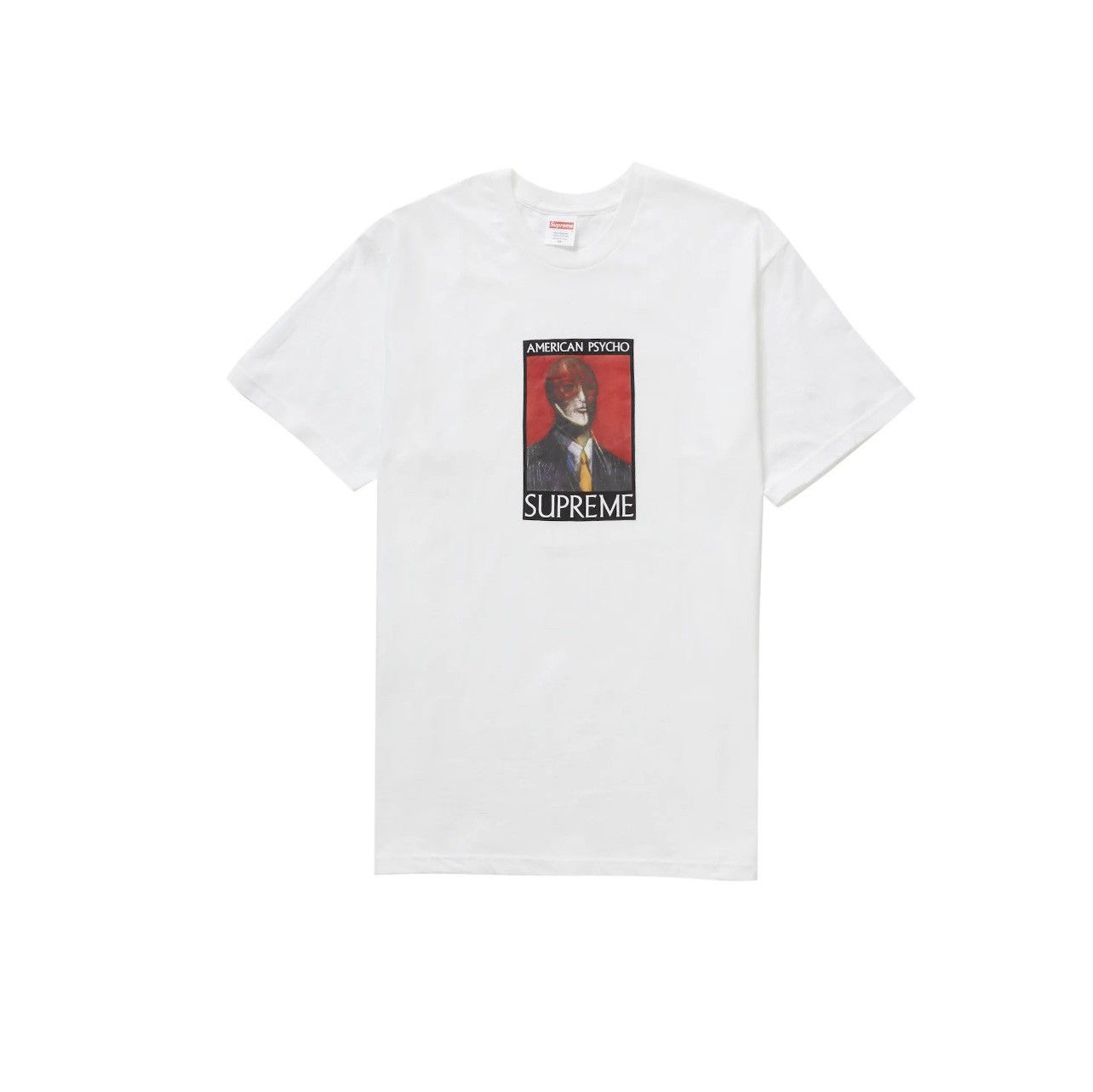 Supreme Supreme American Psycho White Tee Size: XL Size US XL / EU 56 / 4 - 1 Thumbnail