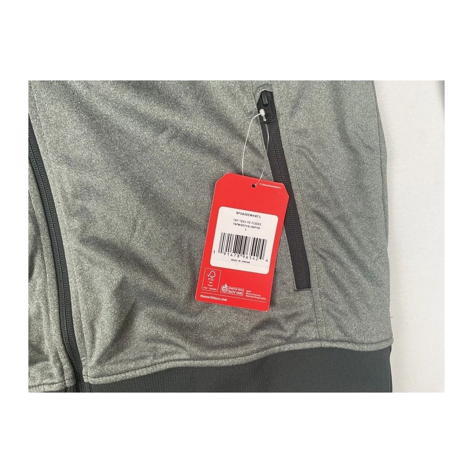 The North Face The North Face Mens Tech Fleece Full Zip Jacket Cazadores Te Size US L / EU 52-54 / 3 - 4 Thumbnail