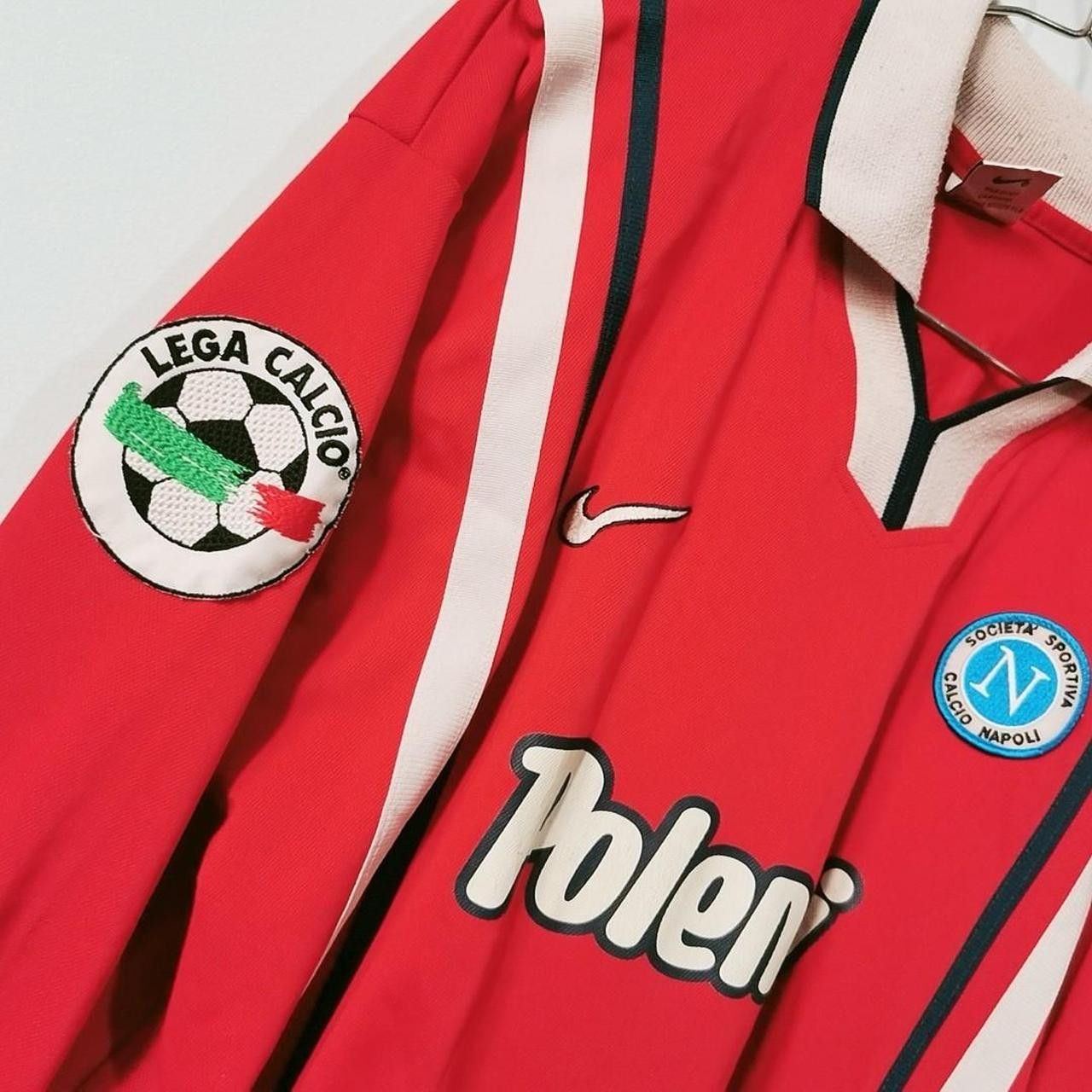 Nike SSC Napoli Italy 1997 1998 Goalkeeper Away Shirt Jersey Size US L / EU 52-54 / 3 - 1 Thumbnail