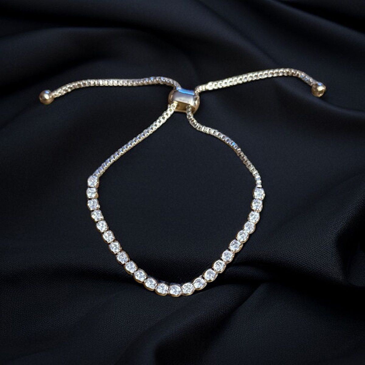 Other Gold tone tennis bolo bracelet Size ONE SIZE - 1 Thumbnail