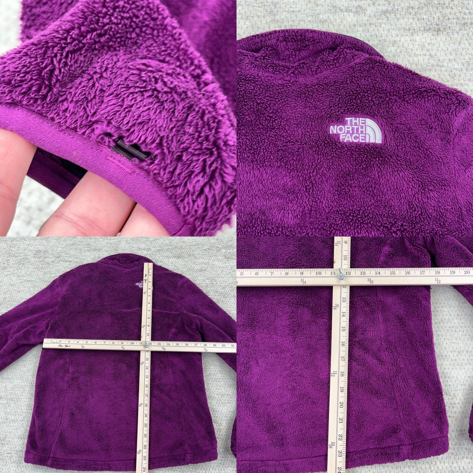 The North Face The North Face Jacket Women Small Purple Fleece Interchange Soft Full Zip Winter Spring Fall Coat Size S / US 4 / IT 40 - 8 Thumbnail