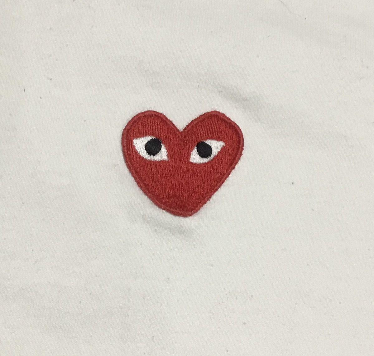 Other CDG Play COMME des GARÇONS White Red Heart L Size US L / EU 52-54 / 3 - 3 Thumbnail