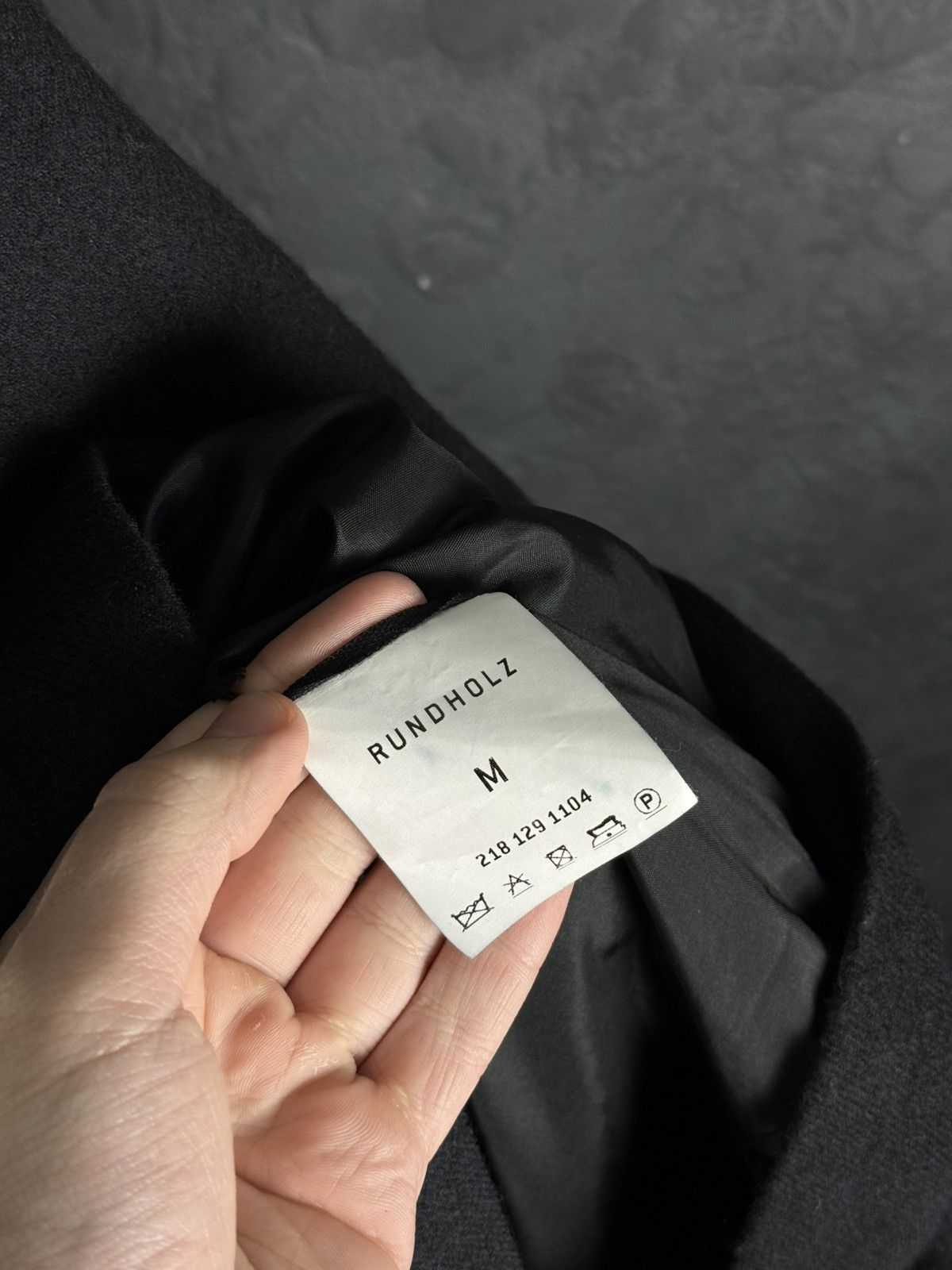 Rundholz RUNDHOLZ Avant-Garde Black Wool Jacket Oversized Size M / US 6-8 / IT 42-44 - 15 Thumbnail