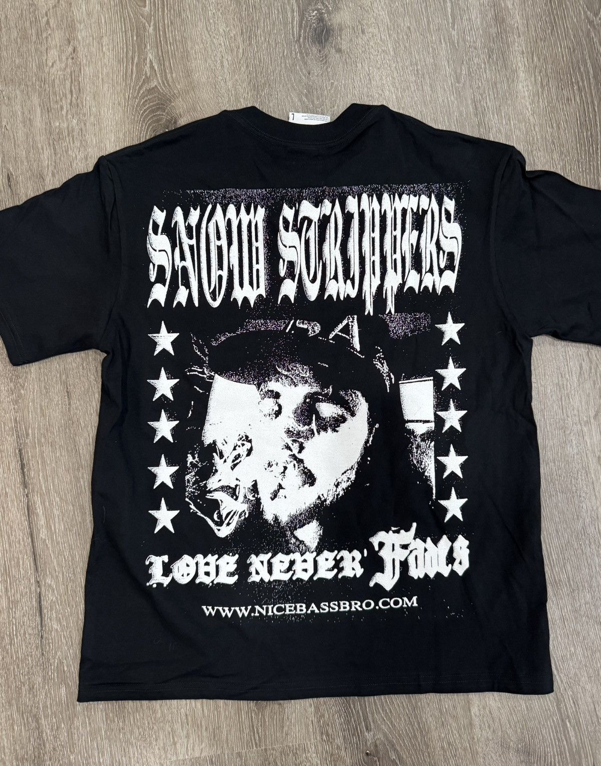 Snow Strippers “Knife” Tati T-Shirt Tee Size Large Brand New