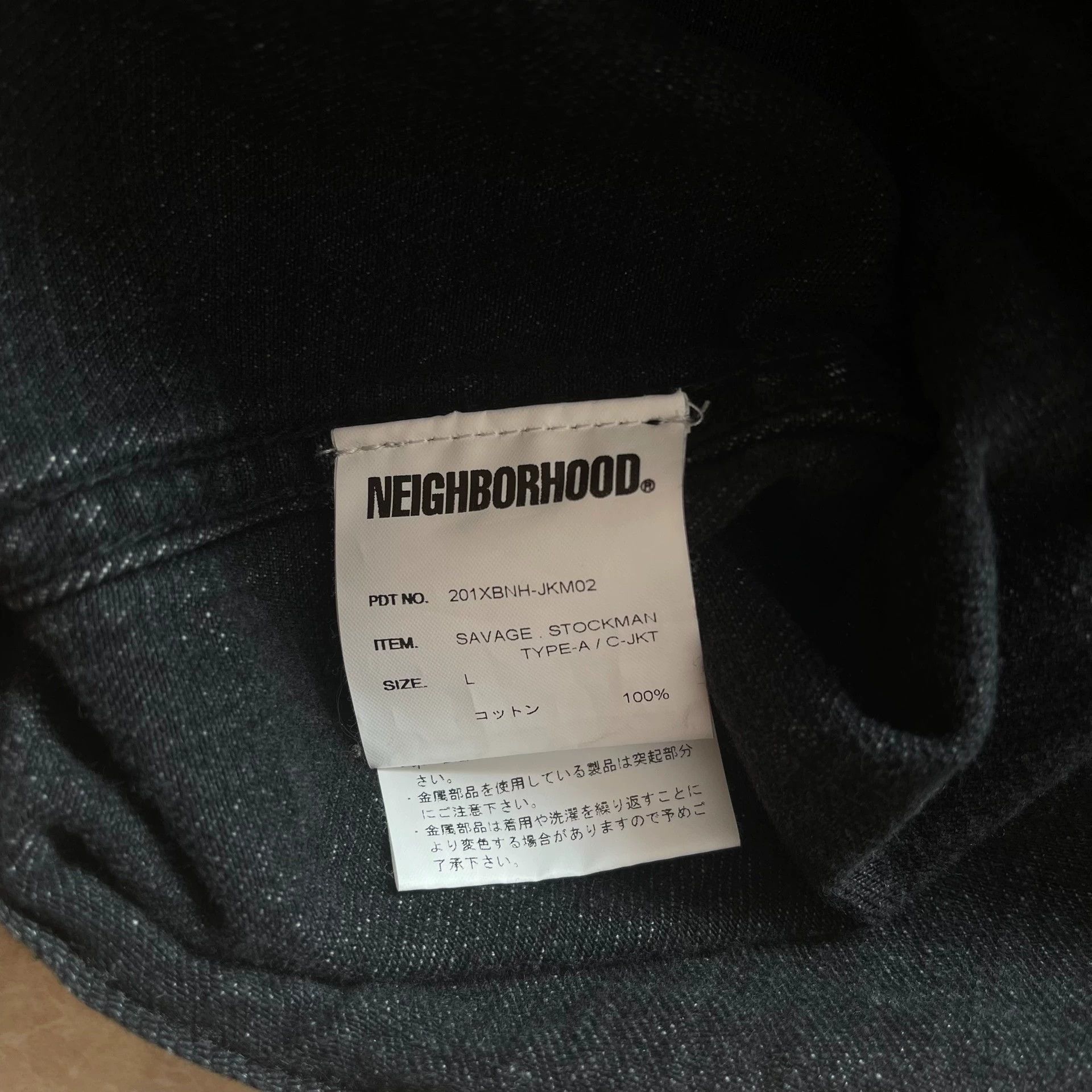 Neighborhood Neighborhood 20ss Stockman Denim Jacket Black L Size US L / EU 52-54 / 3 - 5 Thumbnail