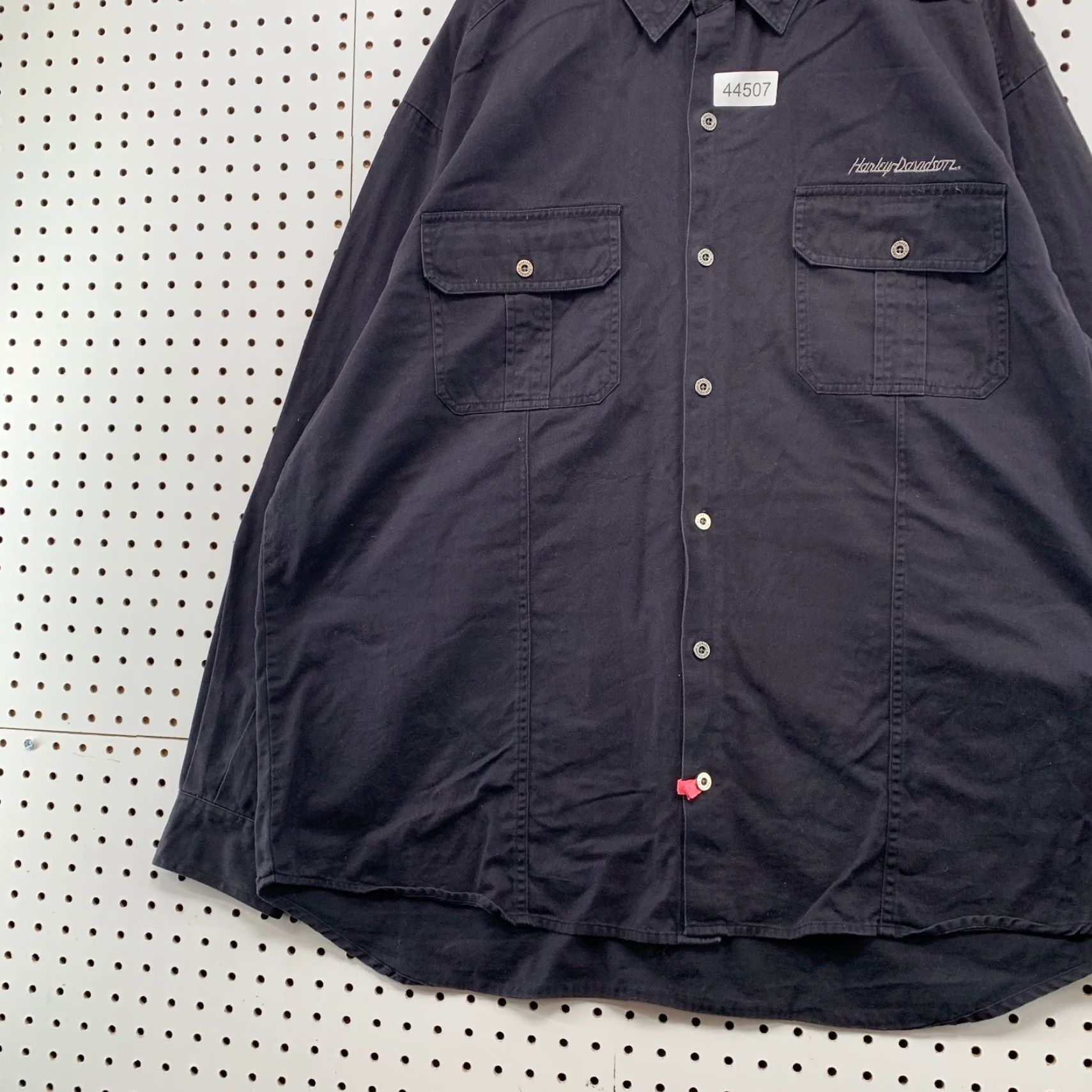 Harley Davidson VINTAGE Harley-Davidson Button-Up Shirt 2XL Black Embroidered Eagle Long Sleeve Mens 2XL Vintage Biker Cowboy Style Size US XXL / EU 58 / 5 - 4 Thumbnail