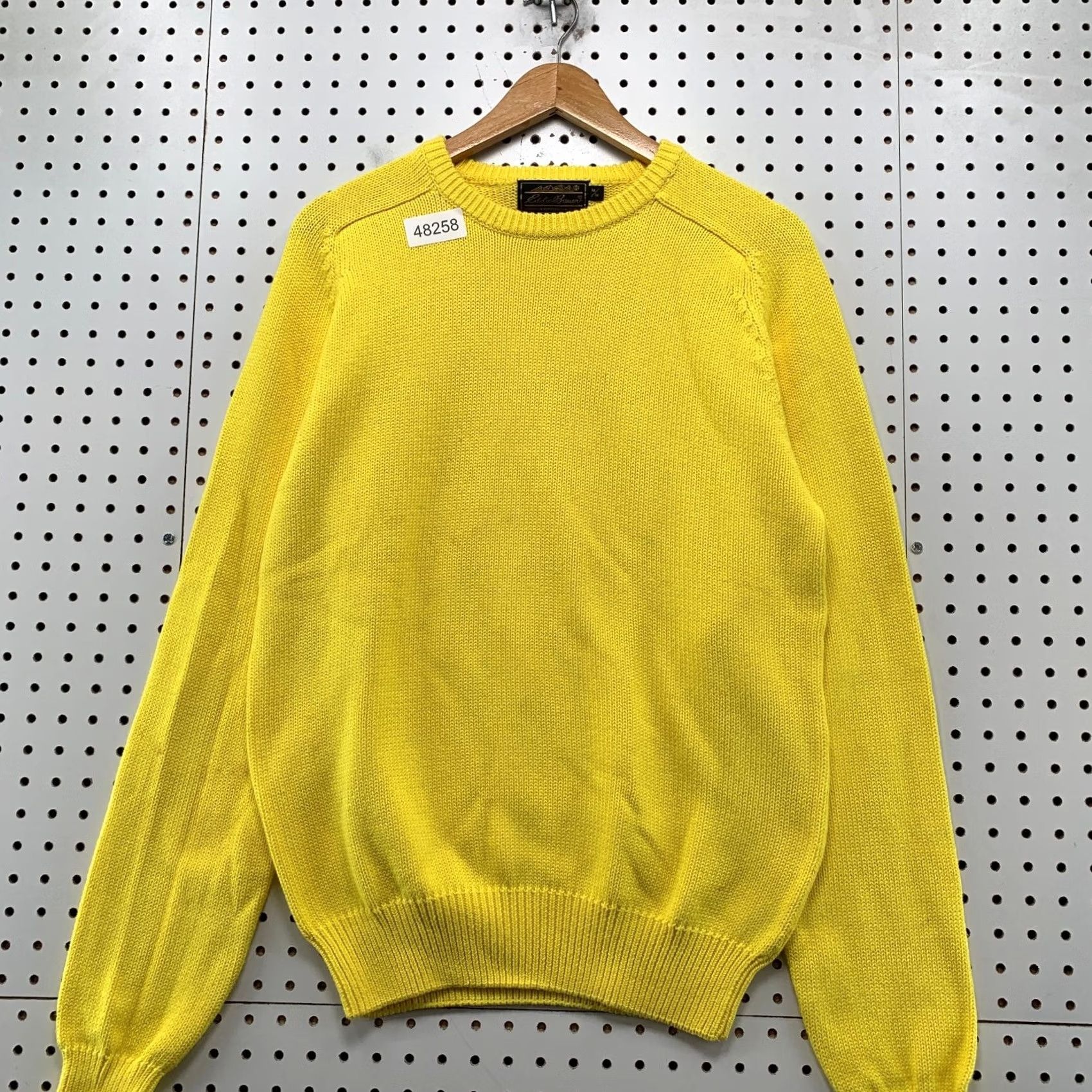 Eddie Bauer Vintage Eddie Bauer Sweater Mens M Yellow 100% Cotton 80s 90s Size US M / EU 48-50 / 2 - 4 Thumbnail