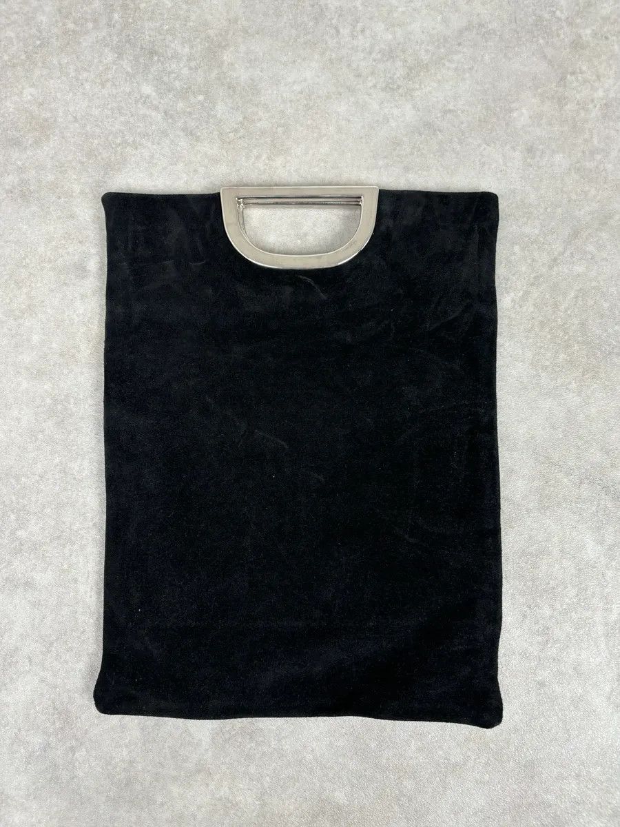 Just Cavalli 2000s Cavalli Pure Black Leather Metal Handle Bag Size ONE SIZE - 1 Thumbnail