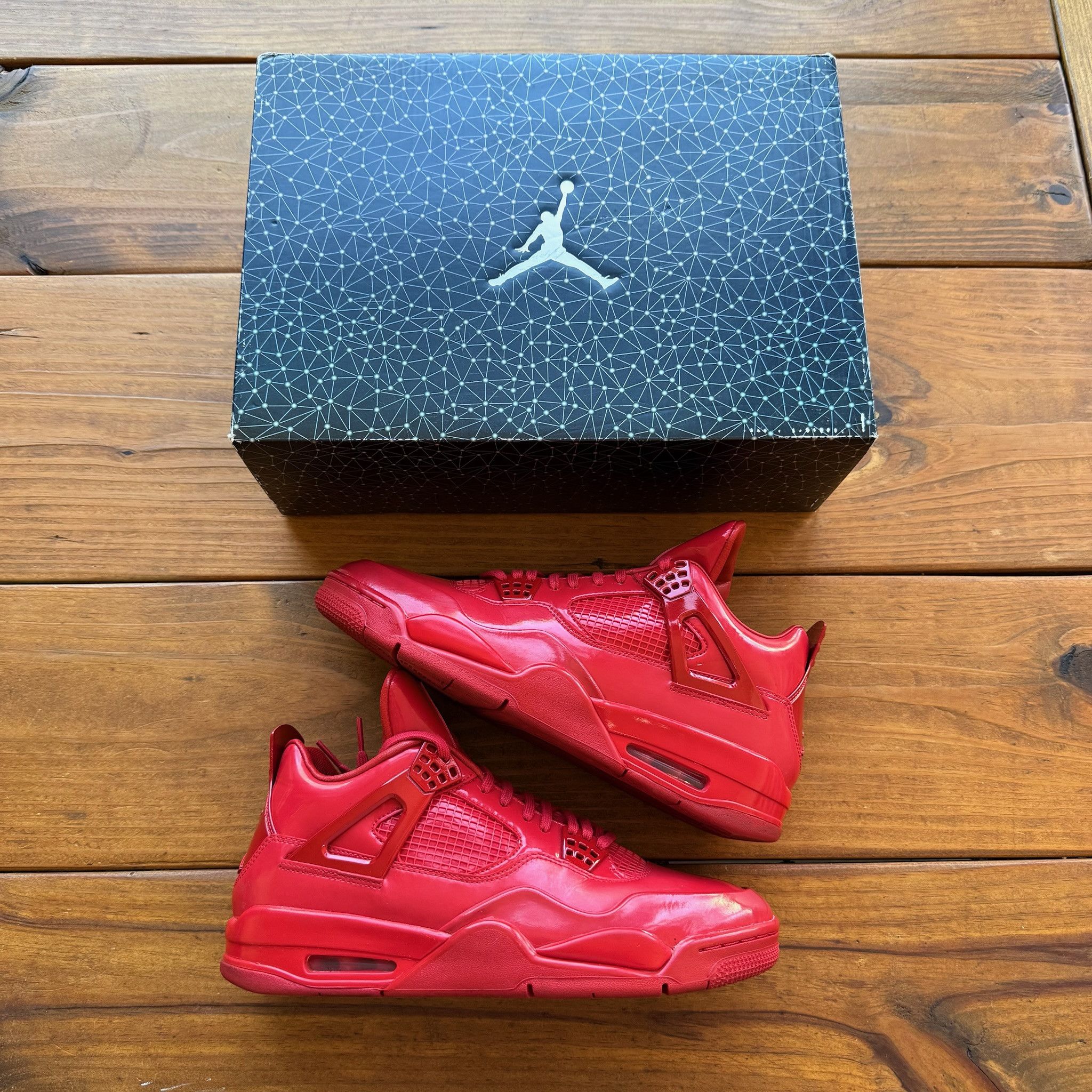 Jordan Brand Air Jordan 4 Retro 11Lab4 - Red - 719864-600 Size US 11 / EU 44 - 1 Thumbnail
