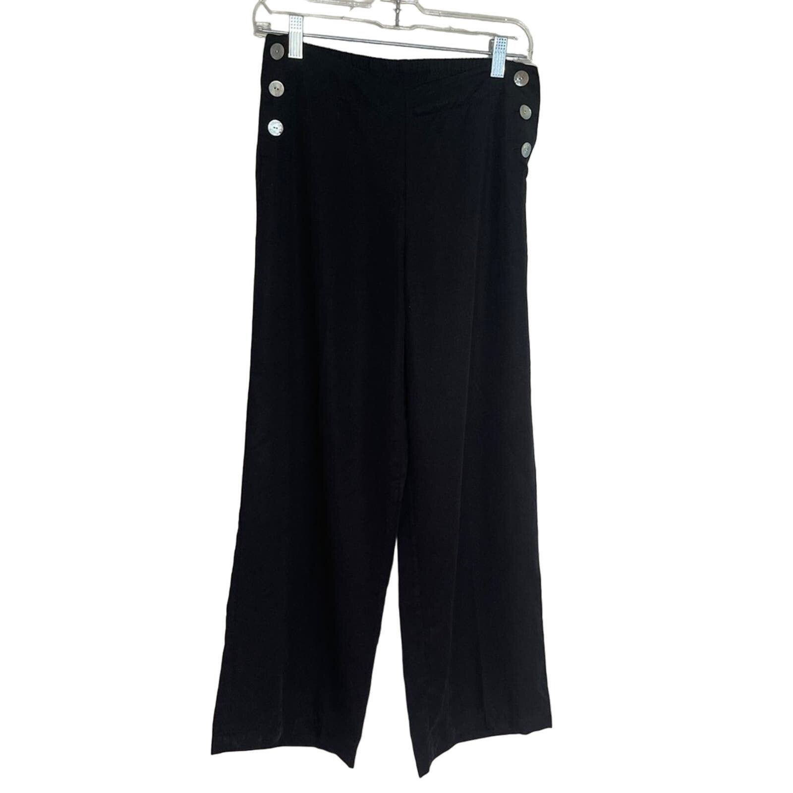 Other Soft Surroundings Wide Leg Crop Sailor Pant Size 28" / US 6 / IT 42 - 1 Thumbnail