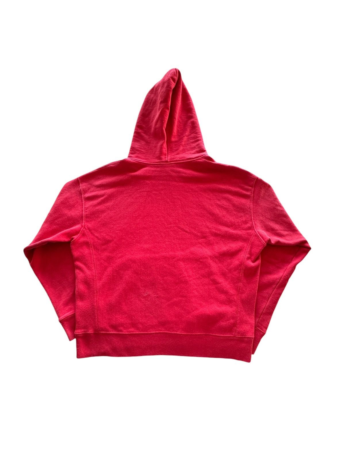 Champion × Vintage Vintage Champion Reverse Weave Heavyweight Blank Red Hoodie Size L / US 10 / IT 46 - 2 Thumbnail