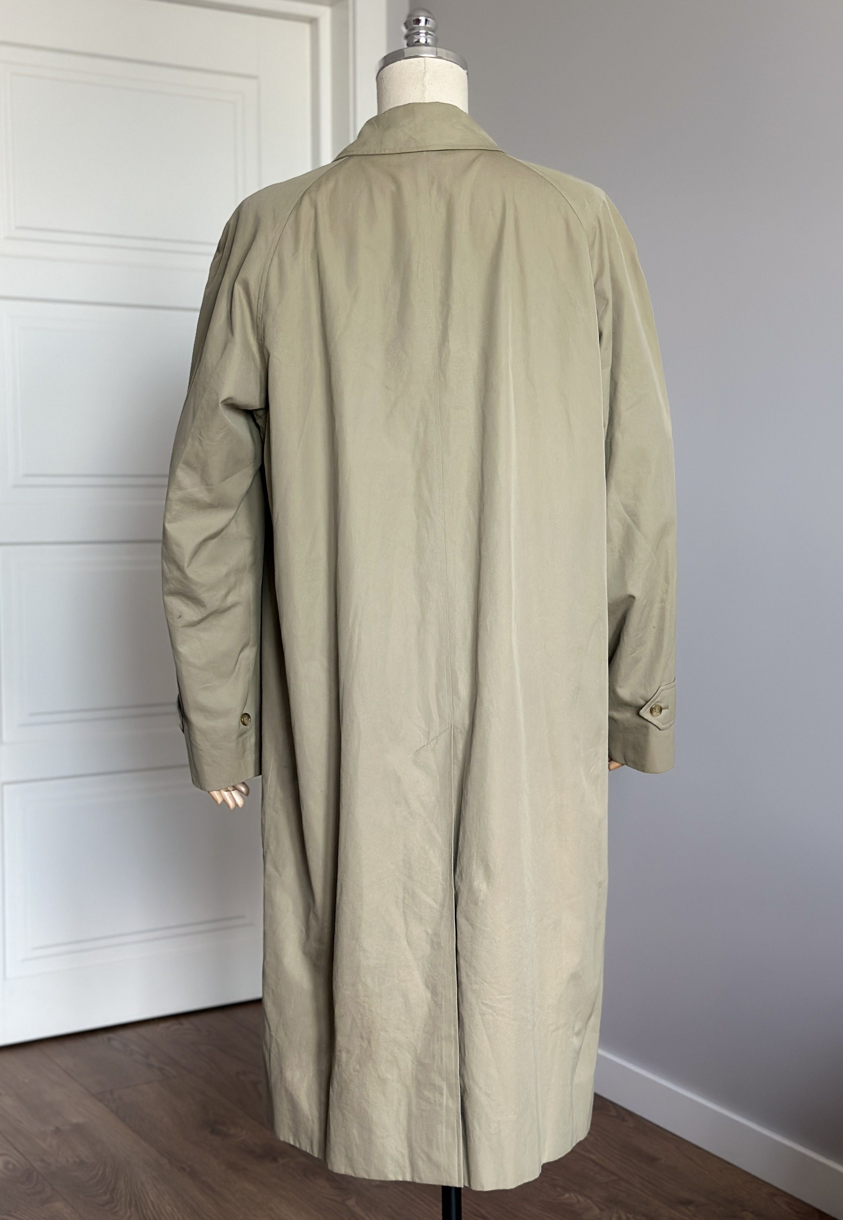 Burberry Vintage BURBERRYS 100% Cotton Long Coat Nova Check Lining Size US XL / EU 56 / 4 - 9 Thumbnail