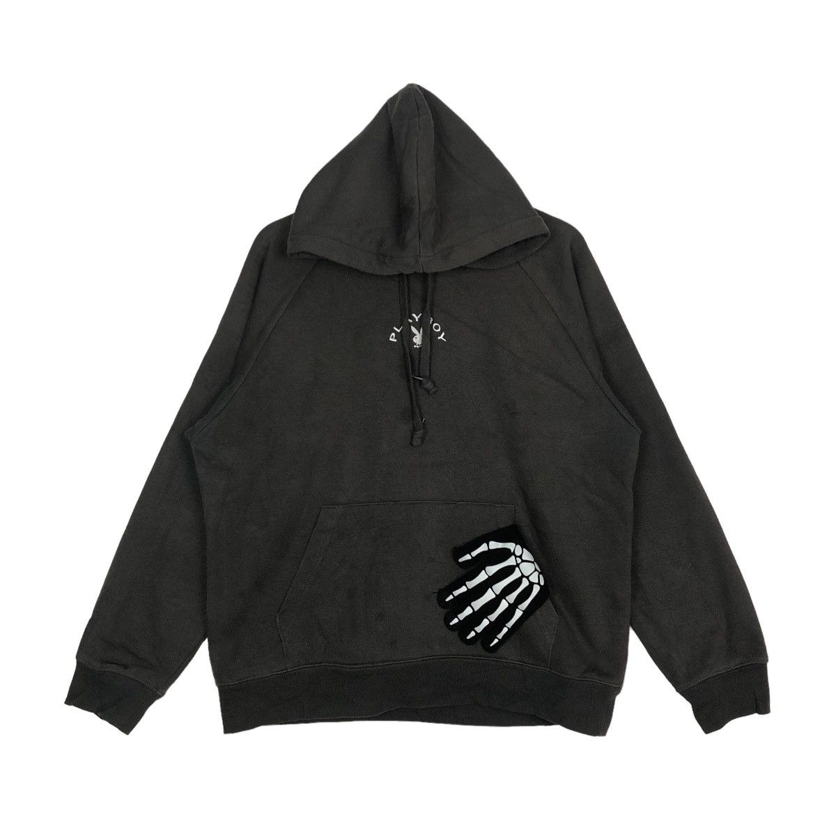 Japanese Brand VINTAGE HOODIE PLAYBOY BIG LOGO SPELL OUT JACKET Size US L / EU 52-54 / 3 - 1 Thumbnail