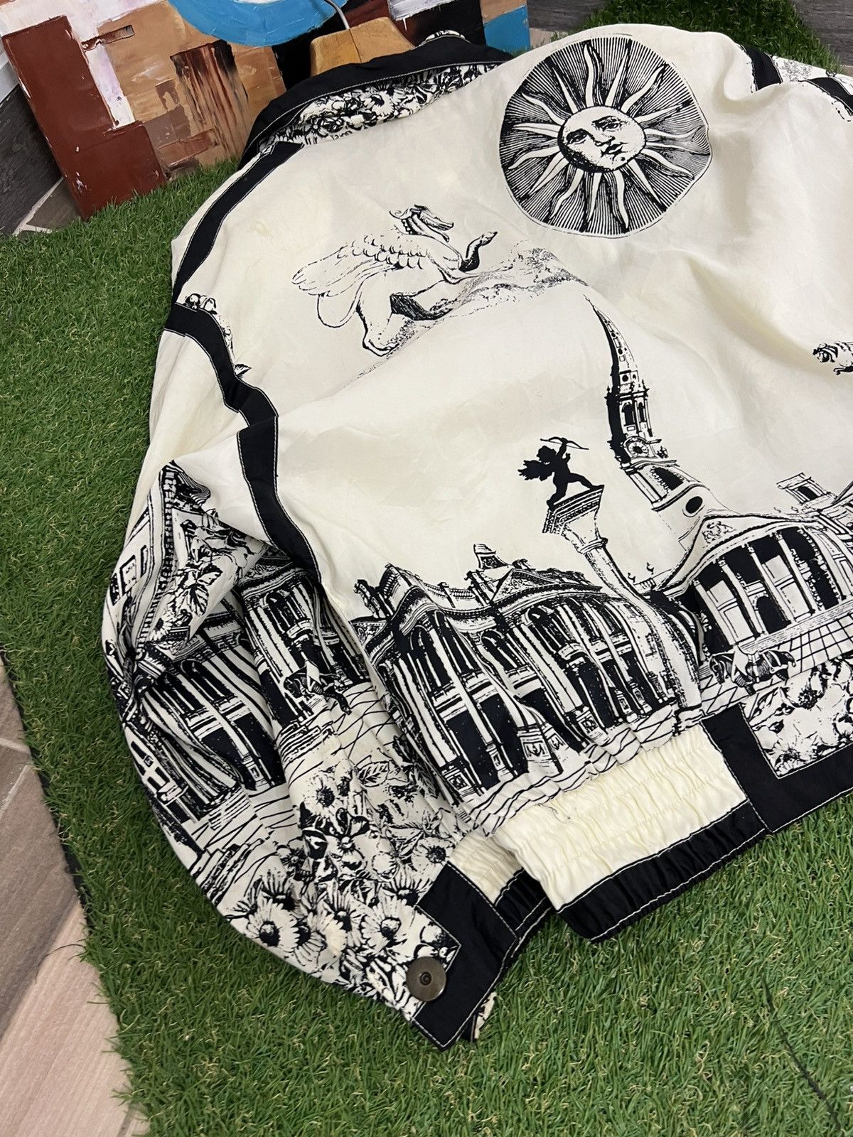 Vintage Printed Y2k Jpg Style Jacket 90s Japanese Brand