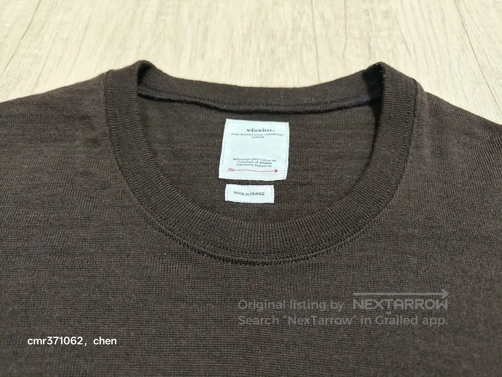Visvim VISVIM 18AW JUMBO CREWNECK SWEATER FR LTNG. Size US XL / EU 56 / 4 - 2 Thumbnail