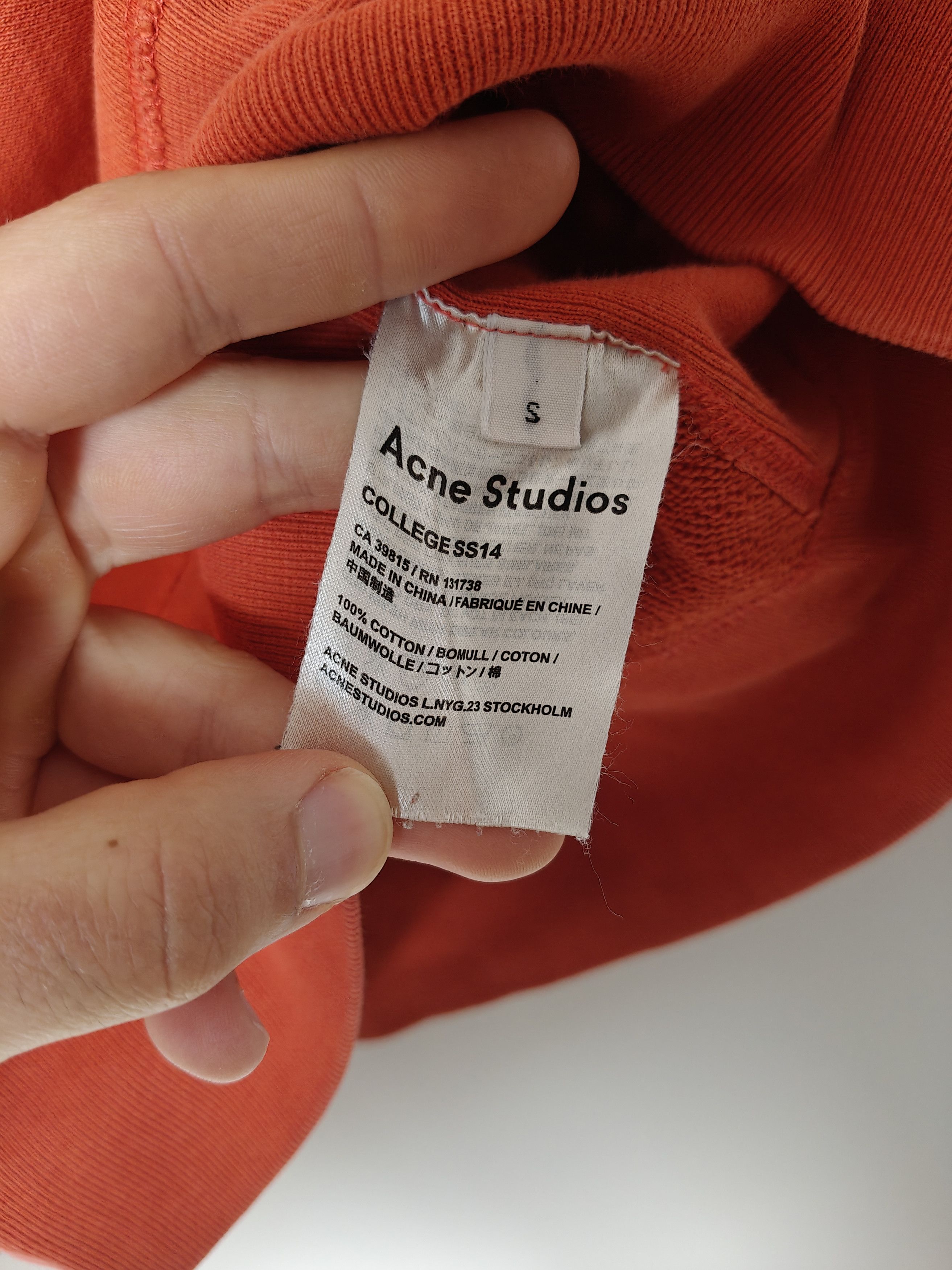 Acne Studios Acne Studios College SS14 crewneck Size US S / EU 44-46 / 1 - 4 Thumbnail