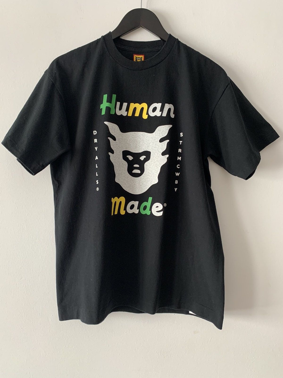 image of Human Made Front Logo T-Shirt in Black, Men's (Size Medium)