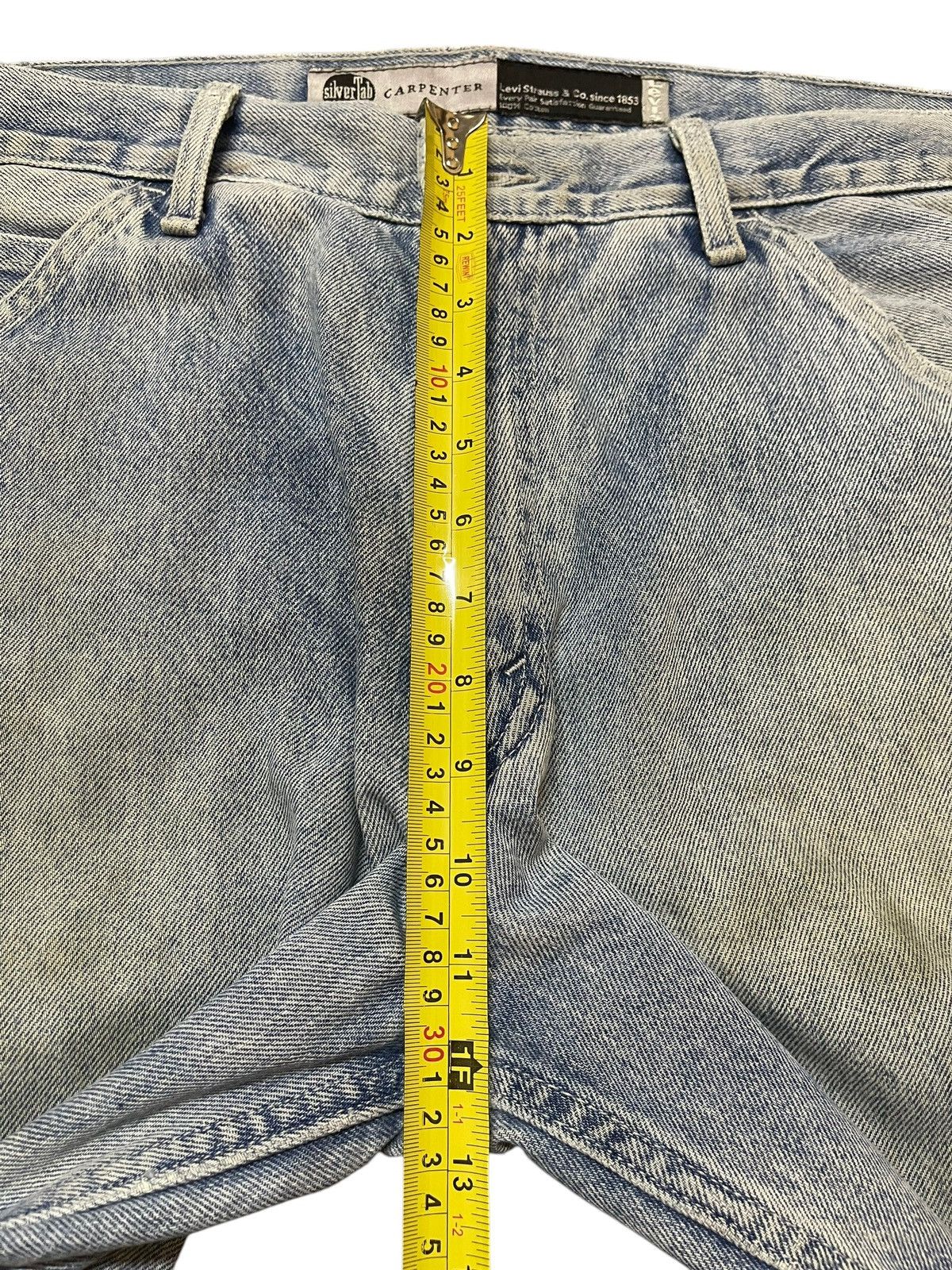 Levi's Vintage Levis Silver Tab Carpenter Style Baggy Jeans Size US 34 / EU 50 - 14 Thumbnail