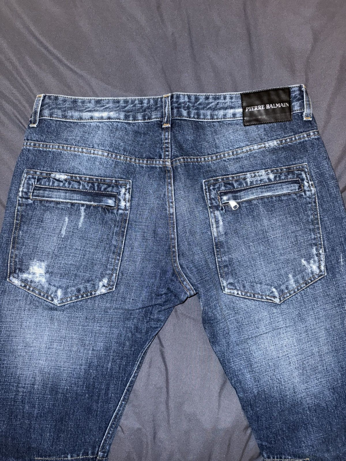 Pierre Balmain Pierre Balmain Engineered Distressed Denim Jeans US36 / IT50 Size US 36 / EU 52 - 4 Thumbnail
