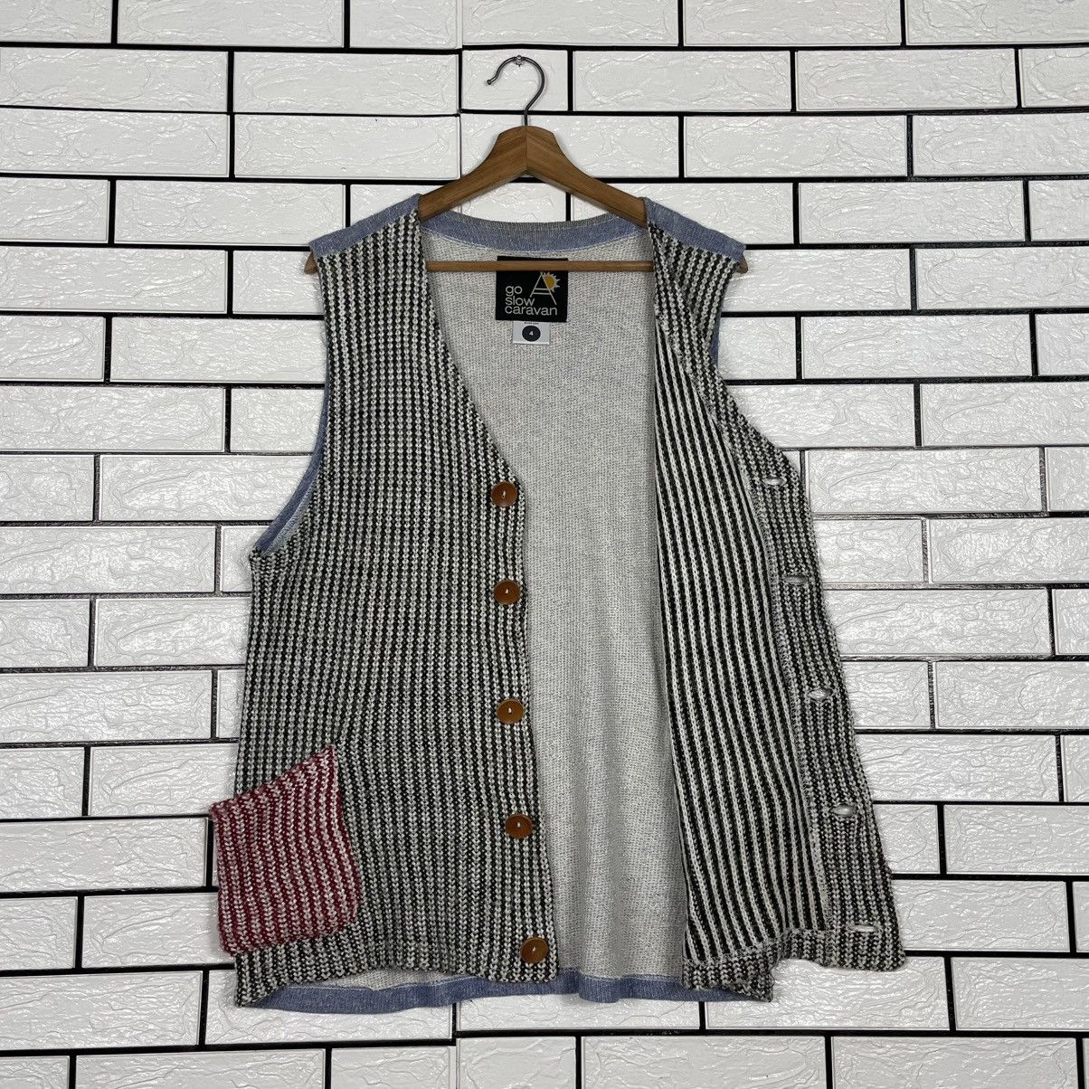 Japanese Brand Go Slow Caravan Hickory Vest Size US M / EU 48-50 / 2 - 10 Thumbnail