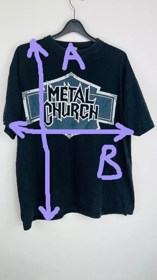 Vintage Rare Vintage Metal Church The Human Factor European Tour Size US XL / EU 56 / 4 - 4 Thumbnail