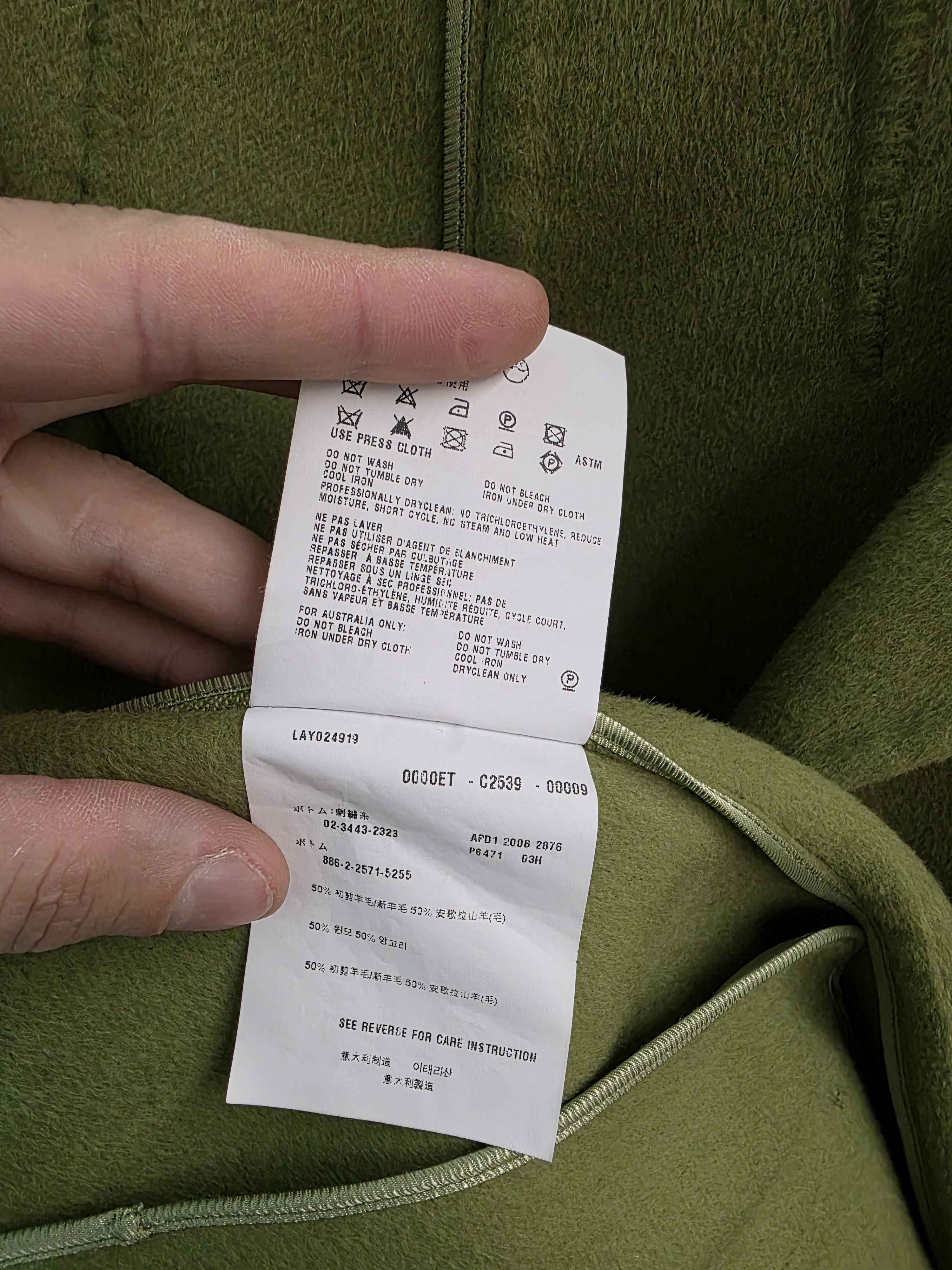 Prada PRADA Vintage Virgin Wool Angora Green Coat perfect conditio Size M / US 6-8 / IT 42-44 - 11 Thumbnail